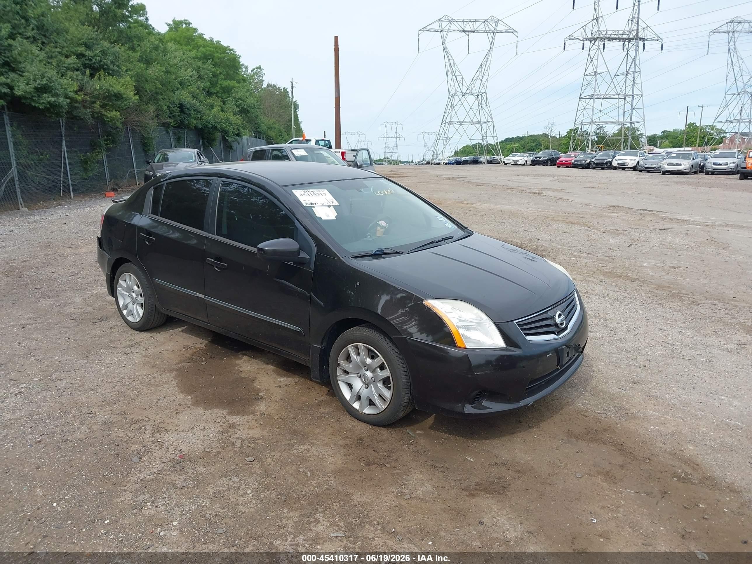 2011 Nissan Sentra 2.0s Black vin: 3N1AB6AP1BL722115