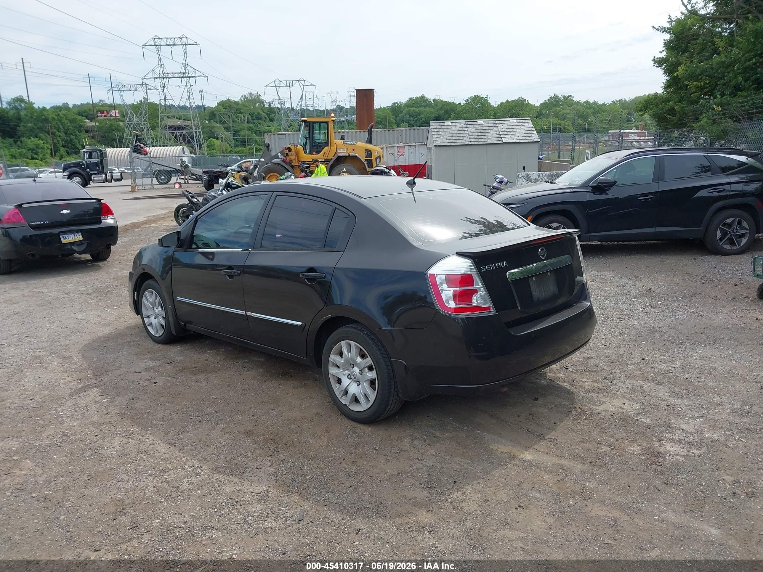 2011 Nissan Sentra 2.0s Black vin: 3N1AB6AP1BL722115