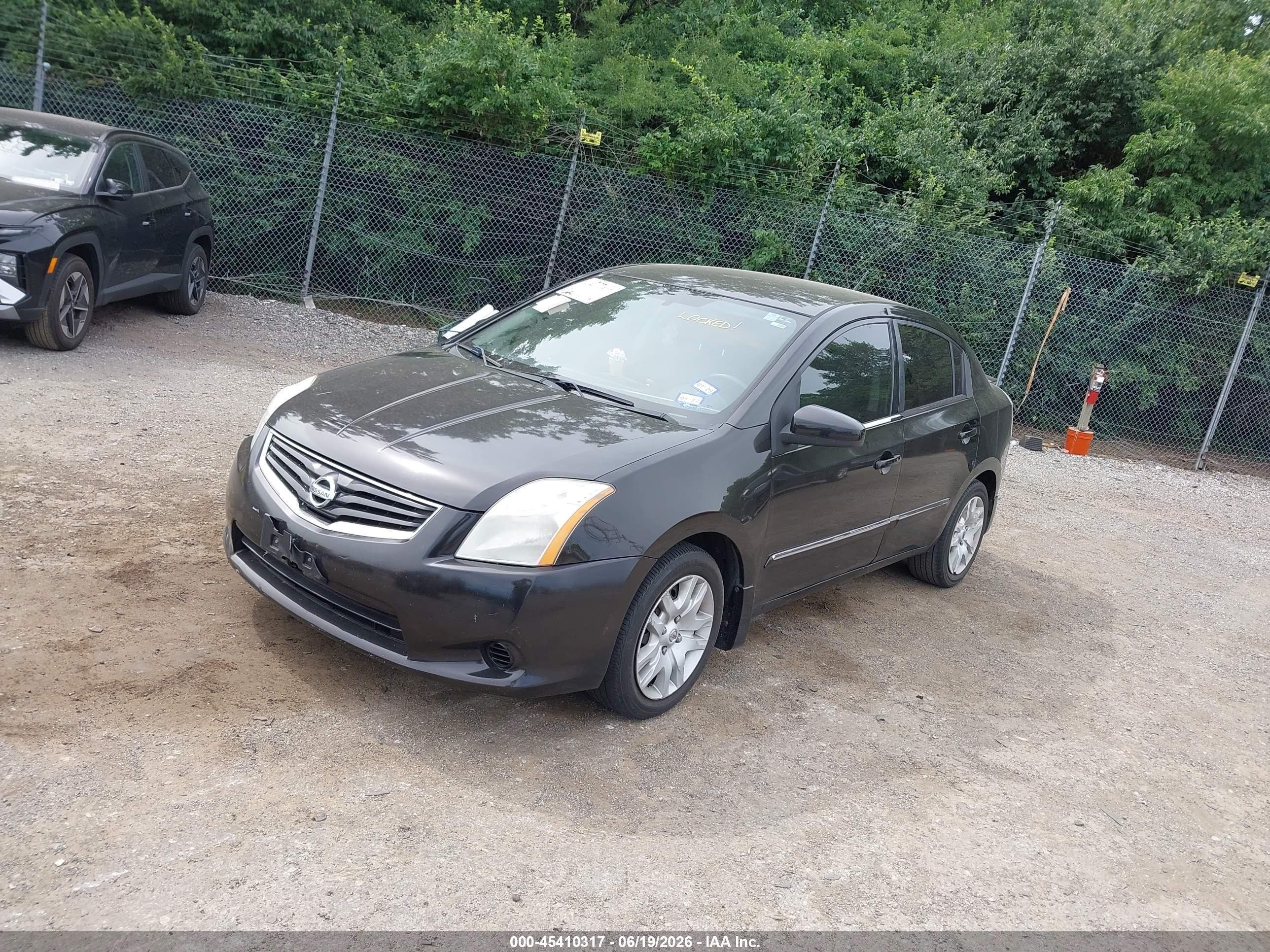 2011 Nissan Sentra 2.0s Black vin: 3N1AB6AP1BL722115