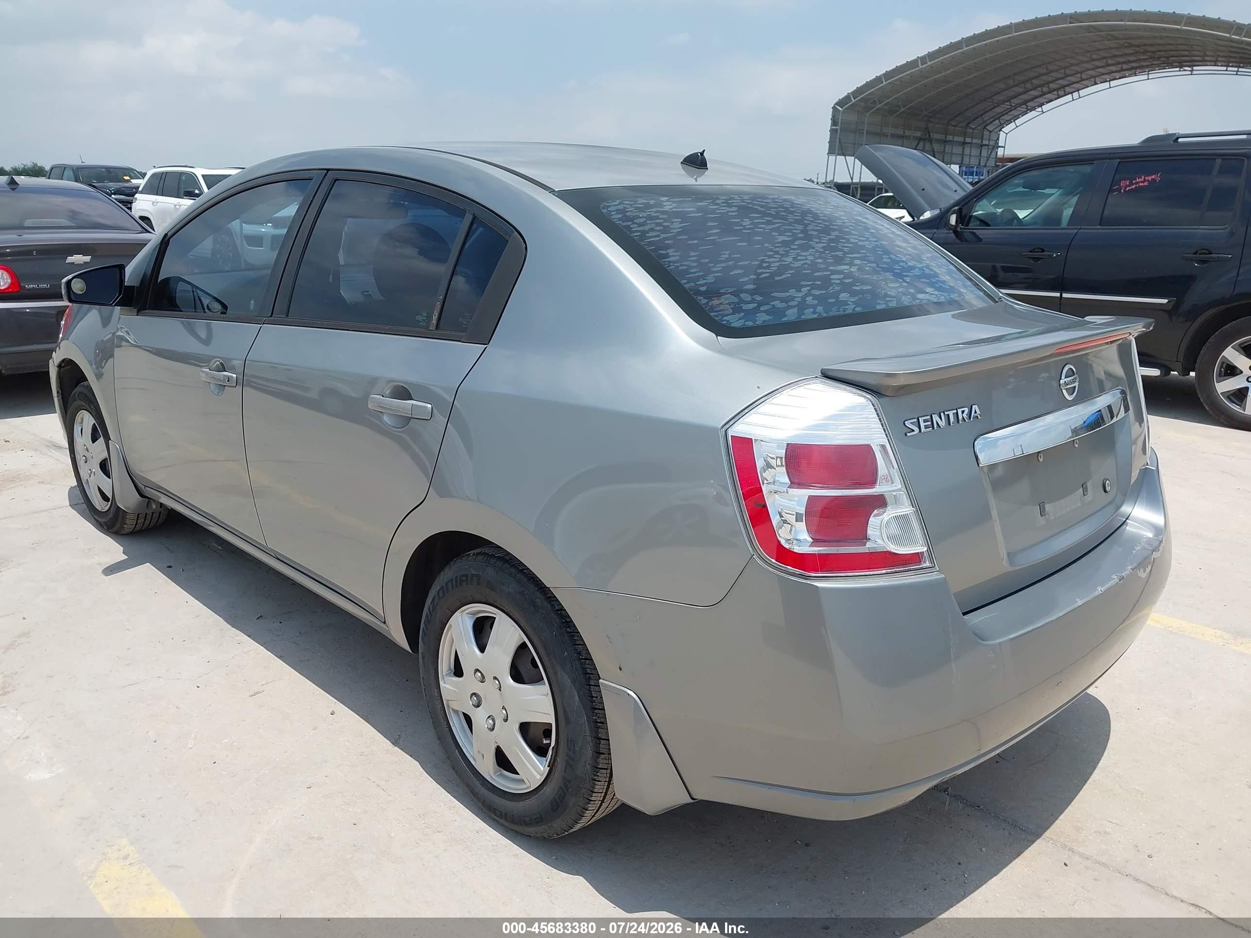 2011 Nissan Sentra 2.0 Gray vin: 3N1AB6AP1BL729548