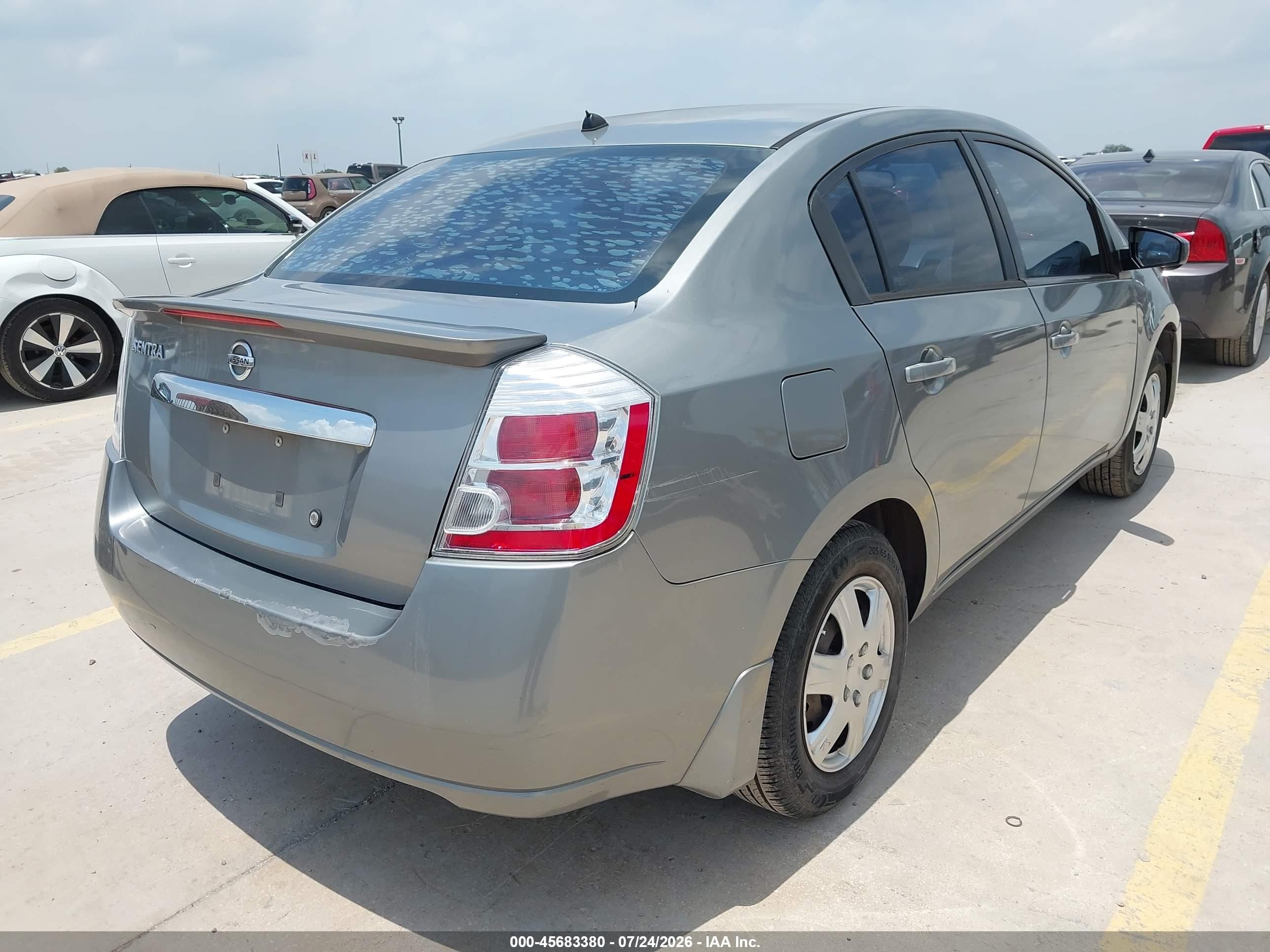 2011 Nissan Sentra 2.0 Gray vin: 3N1AB6AP1BL729548