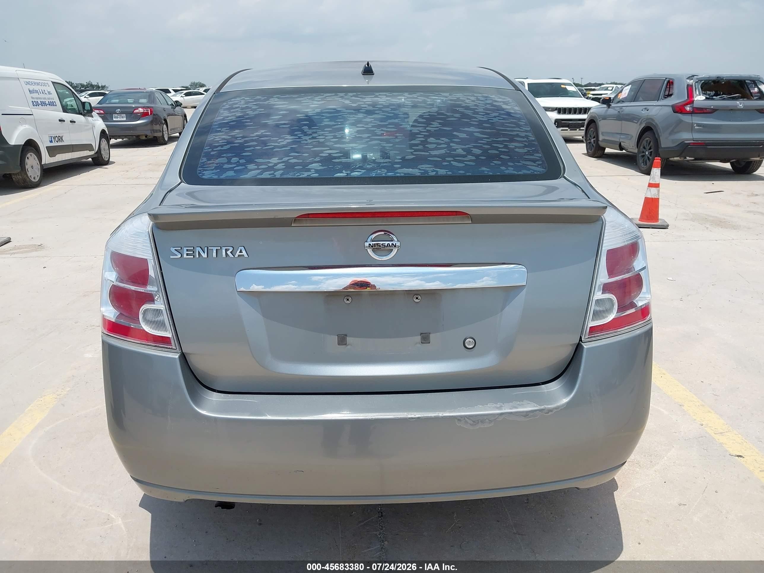 2011 Nissan Sentra 2.0 Gray vin: 3N1AB6AP1BL729548