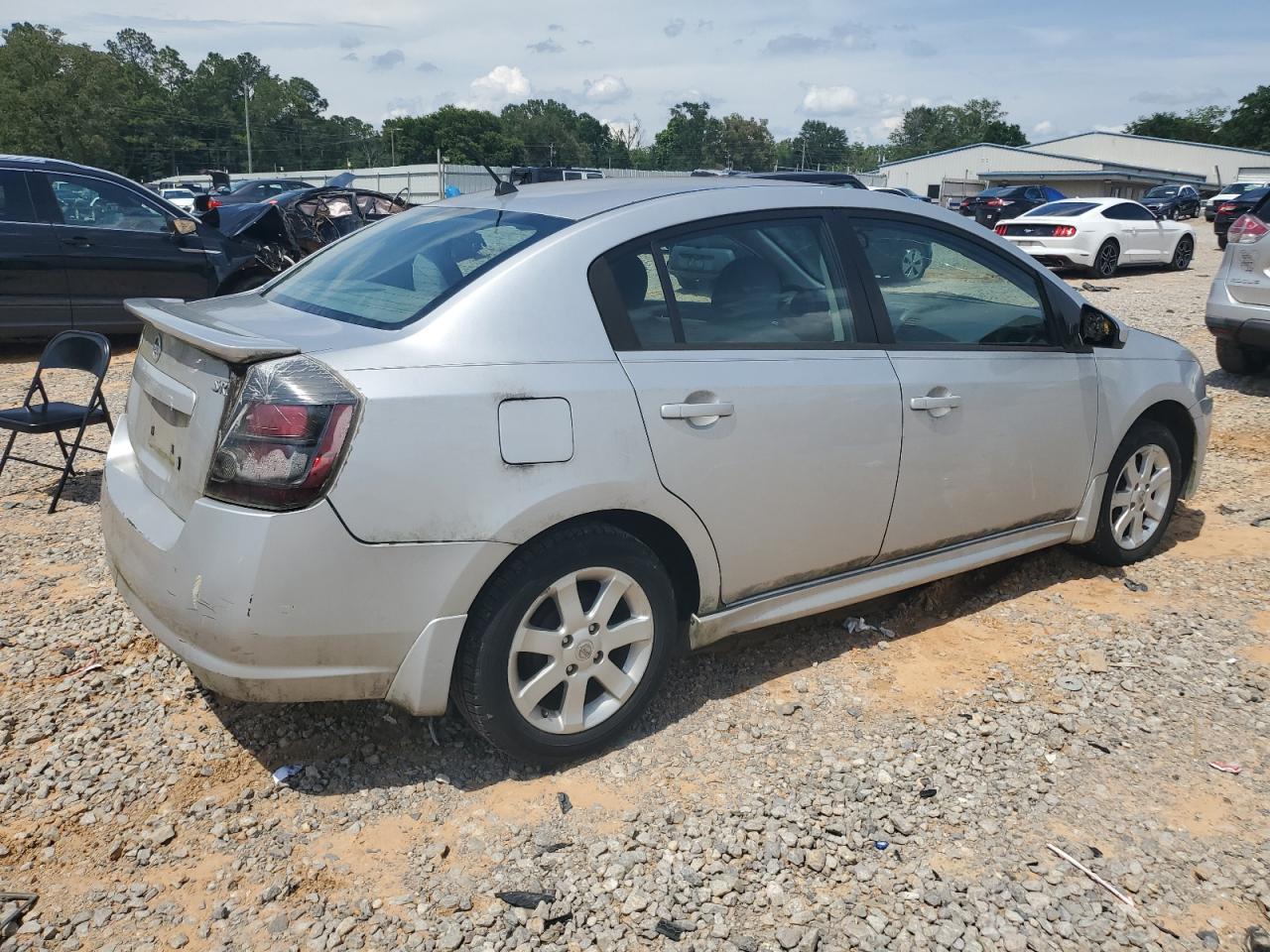 2012 Nissan Sentra 2.0 Silver vin: 3N1AB6AP1CL616328