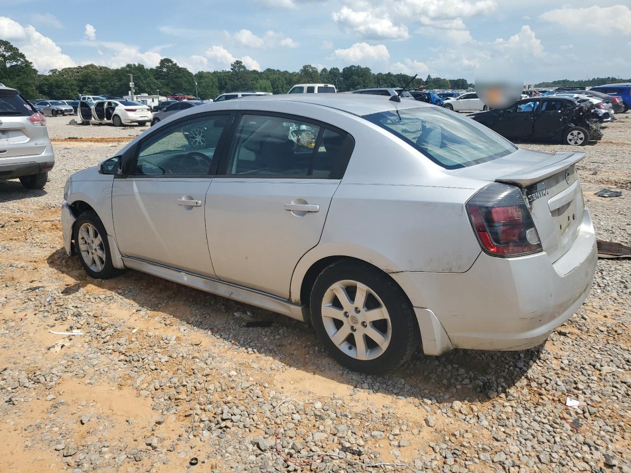 2012 Nissan Sentra 2.0 Silver vin: 3N1AB6AP1CL616328