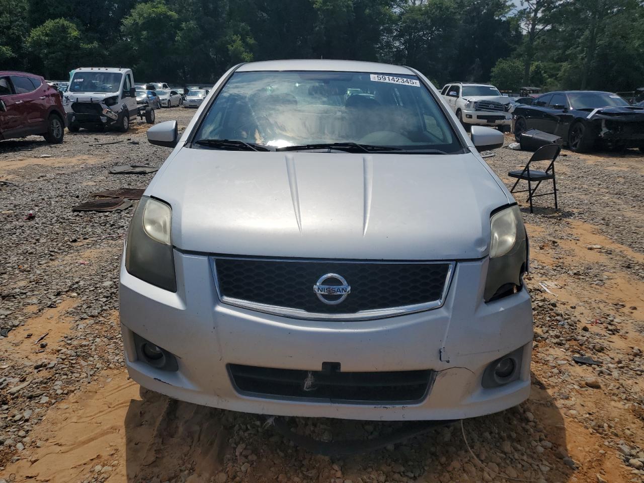 2012 Nissan Sentra 2.0 Silver vin: 3N1AB6AP1CL616328