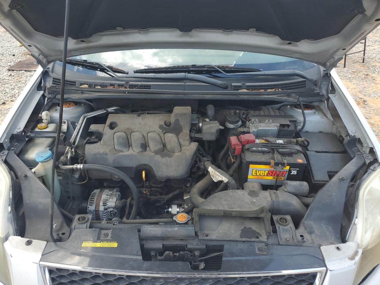 2012 Nissan Sentra 2.0 Silver vin: 3N1AB6AP1CL616328