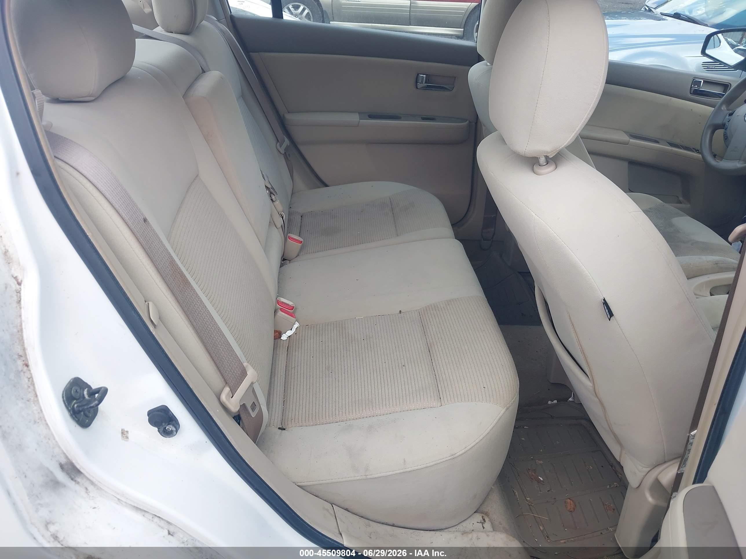 2012 Nissan Sentra 2.0 S White vin: 3N1AB6AP1CL641763