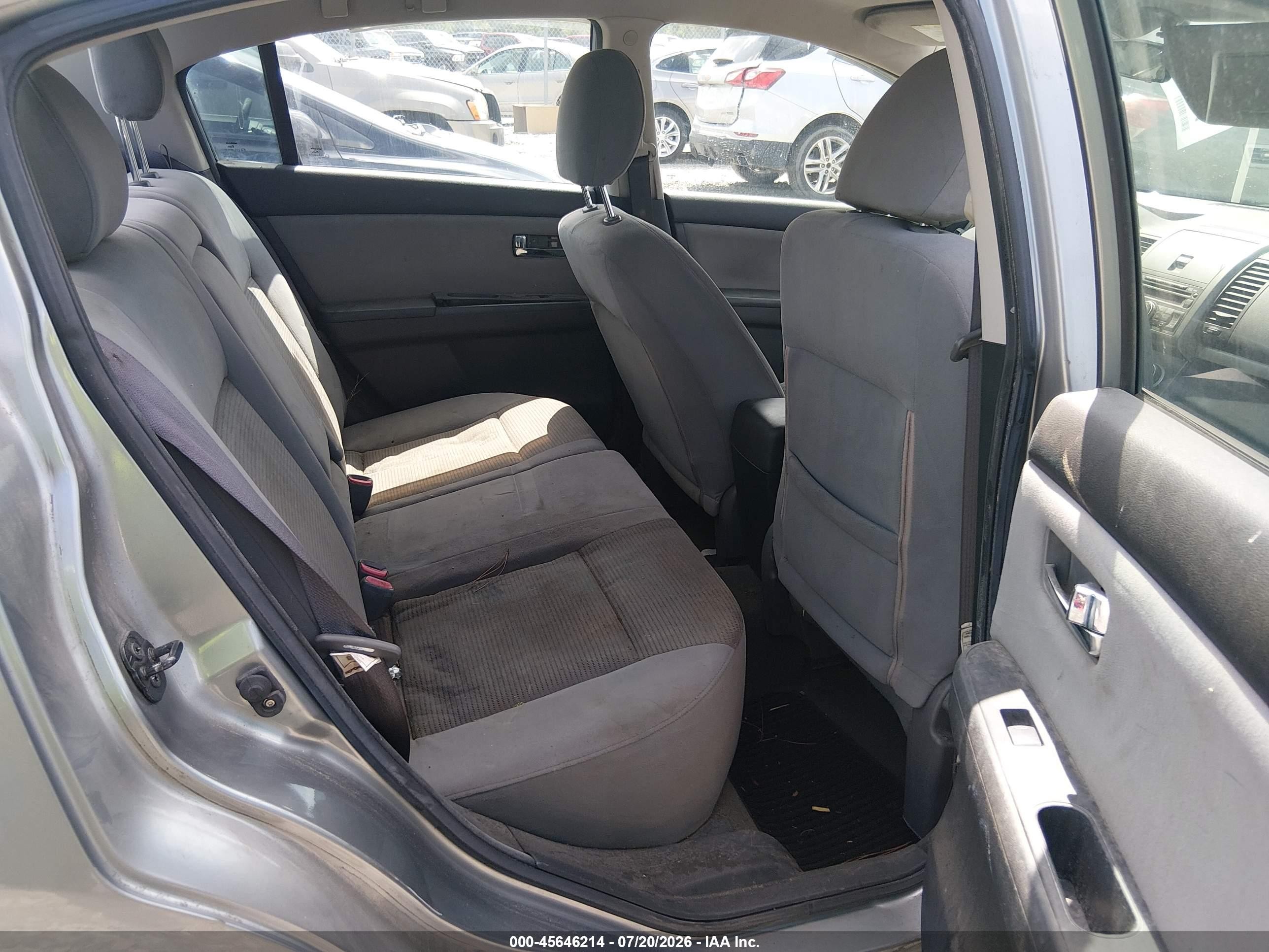 2012 Nissan Sentra 2.0 S Gray vin: 3N1AB6AP1CL647417