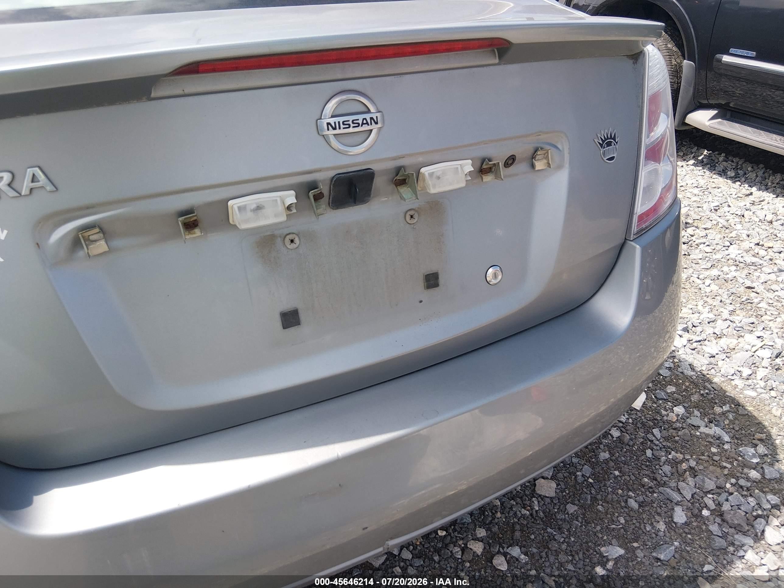2012 Nissan Sentra 2.0 S Gray vin: 3N1AB6AP1CL647417