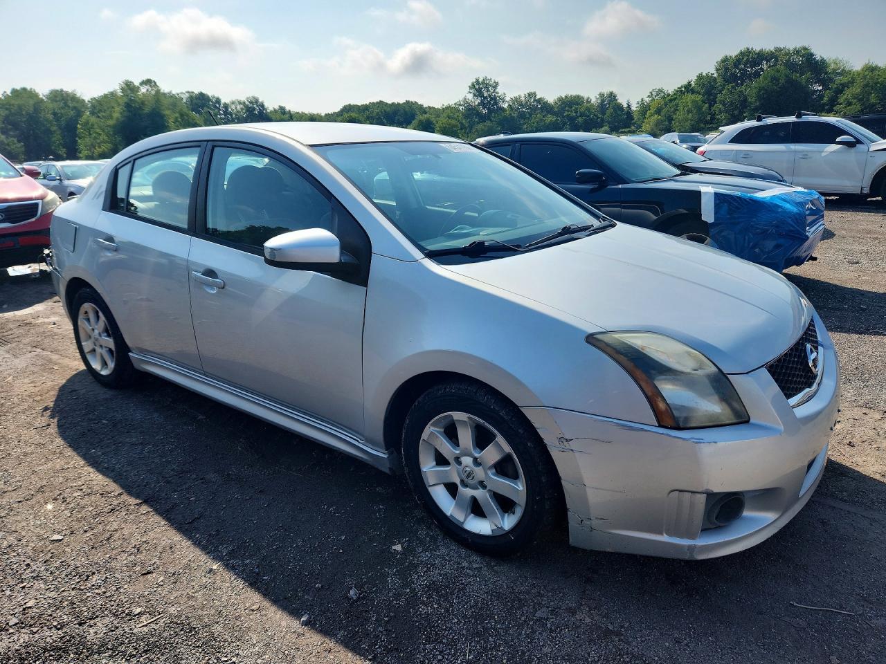 2012 Nissan Sentra 2.0 Silver vin: 3N1AB6AP1CL649572