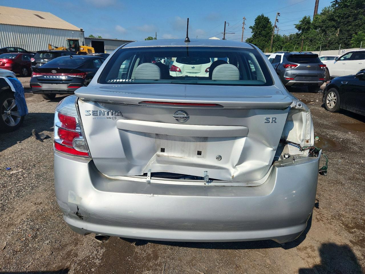 2012 Nissan Sentra 2.0 Silver vin: 3N1AB6AP1CL649572