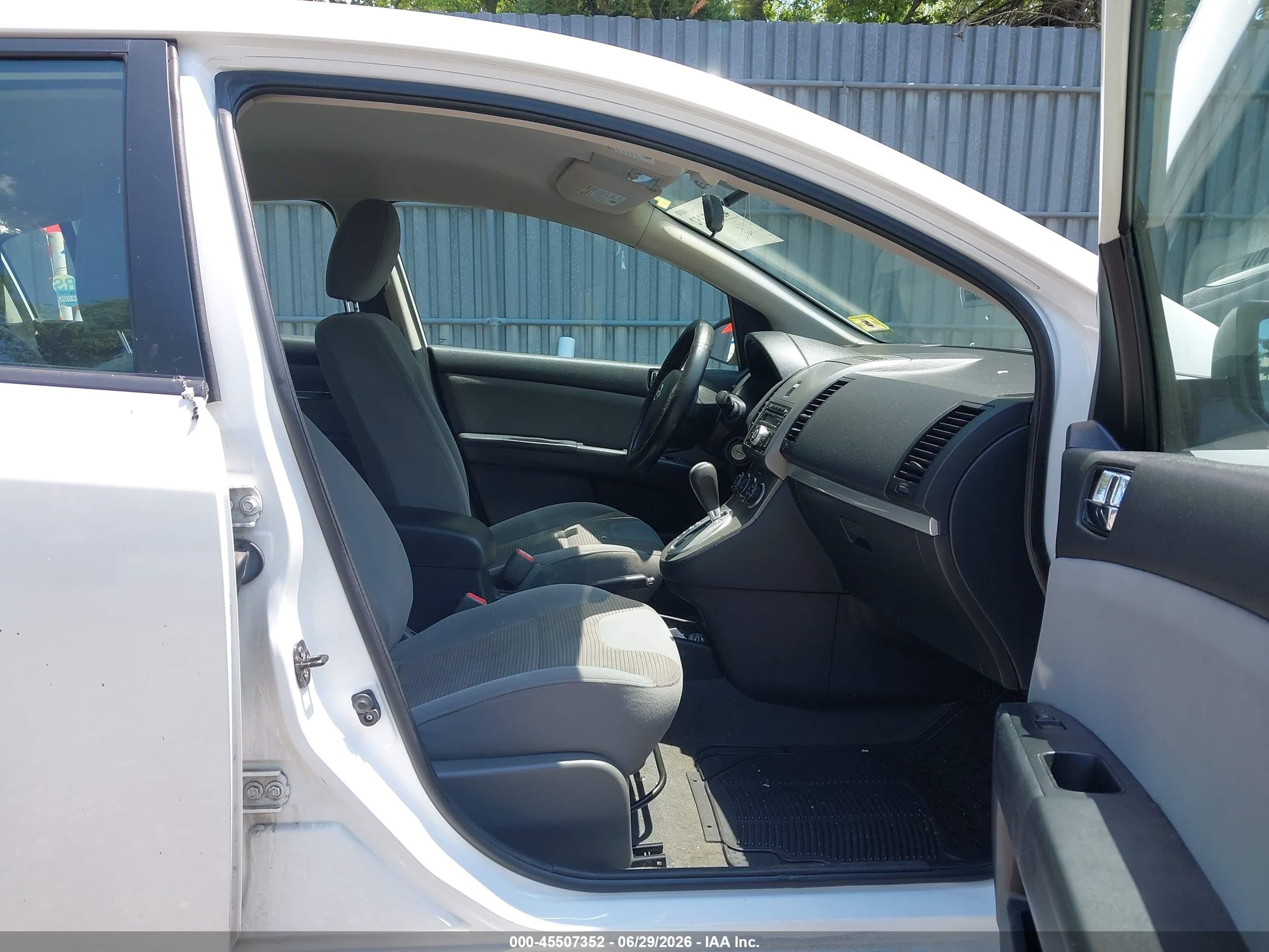 2012 Nissan Sentra 2.0 Sr White vin: 3N1AB6AP1CL664234