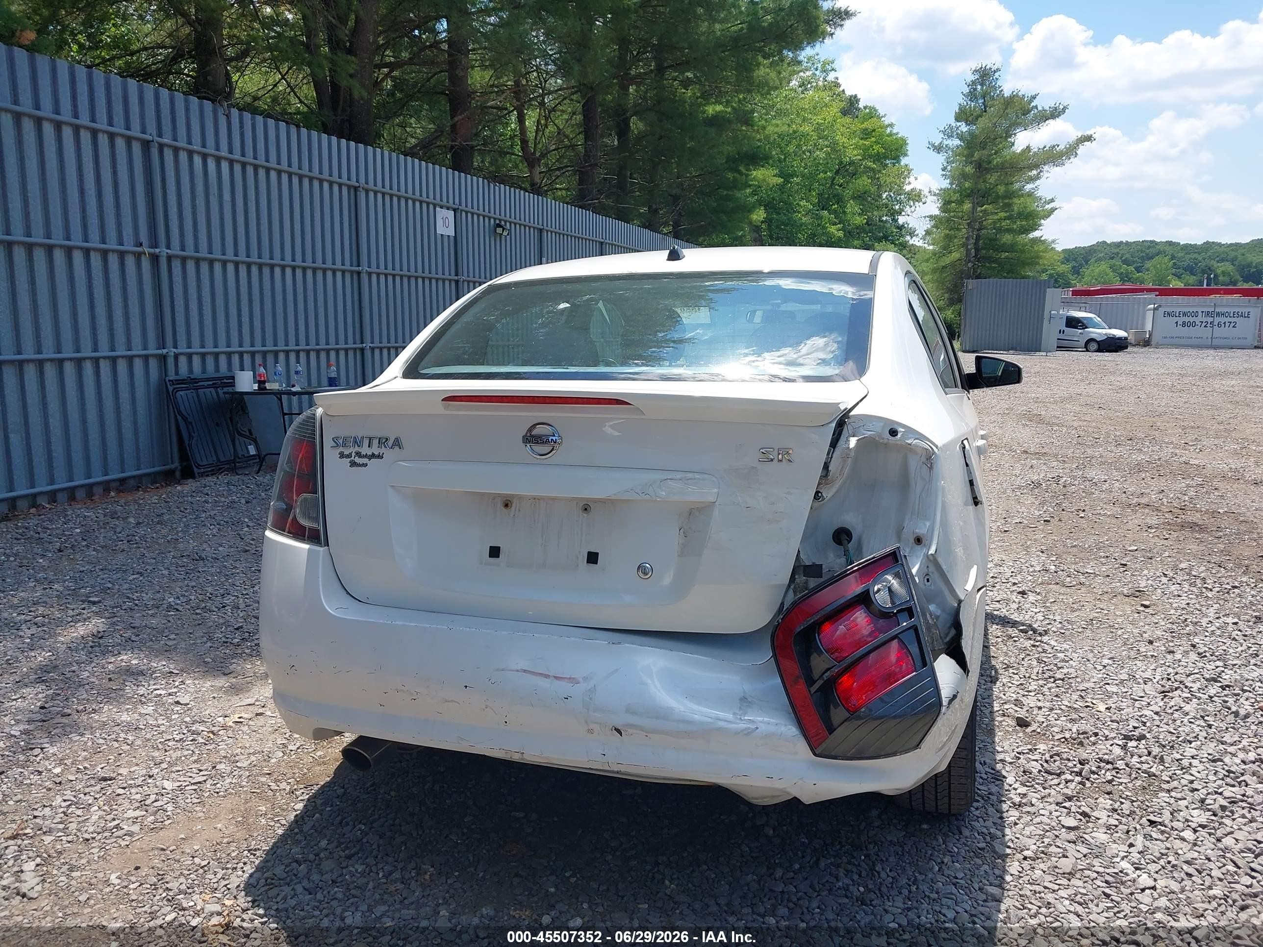2012 Nissan Sentra 2.0 Sr White vin: 3N1AB6AP1CL664234