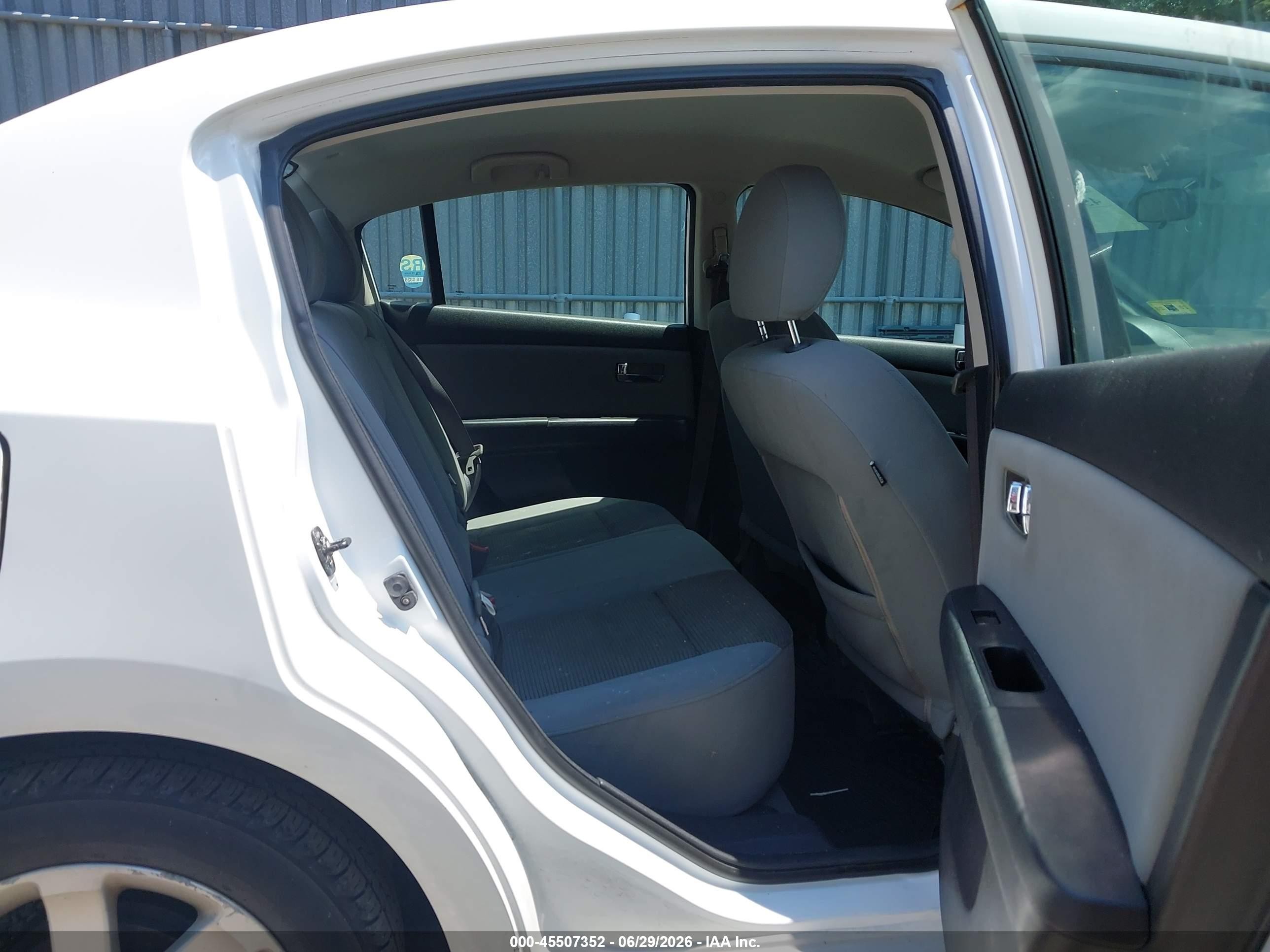 2012 Nissan Sentra 2.0 Sr White vin: 3N1AB6AP1CL664234