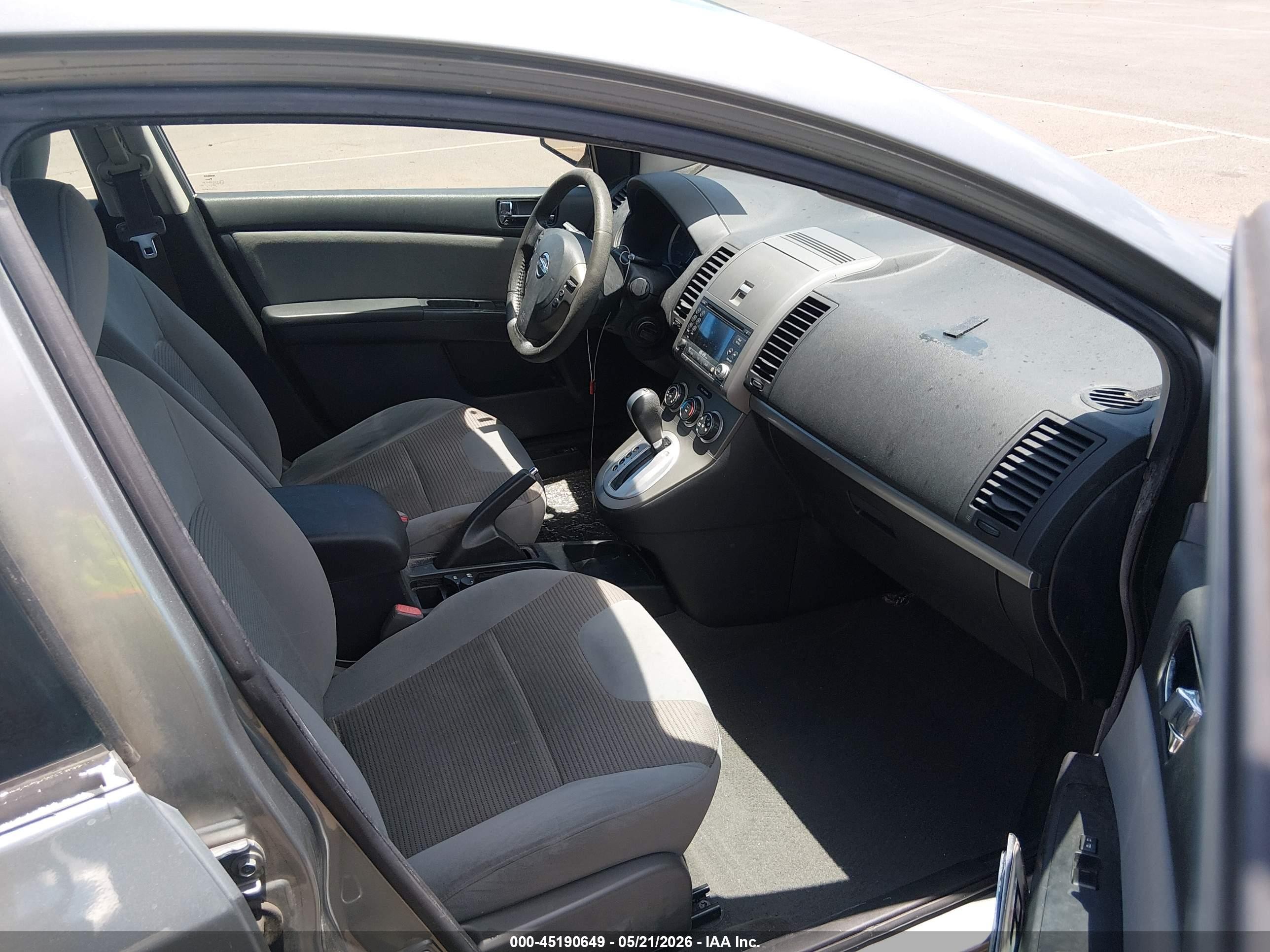 2012 Nissan Sentra 2.0 Sl Silver vin: 3N1AB6AP1CL671913