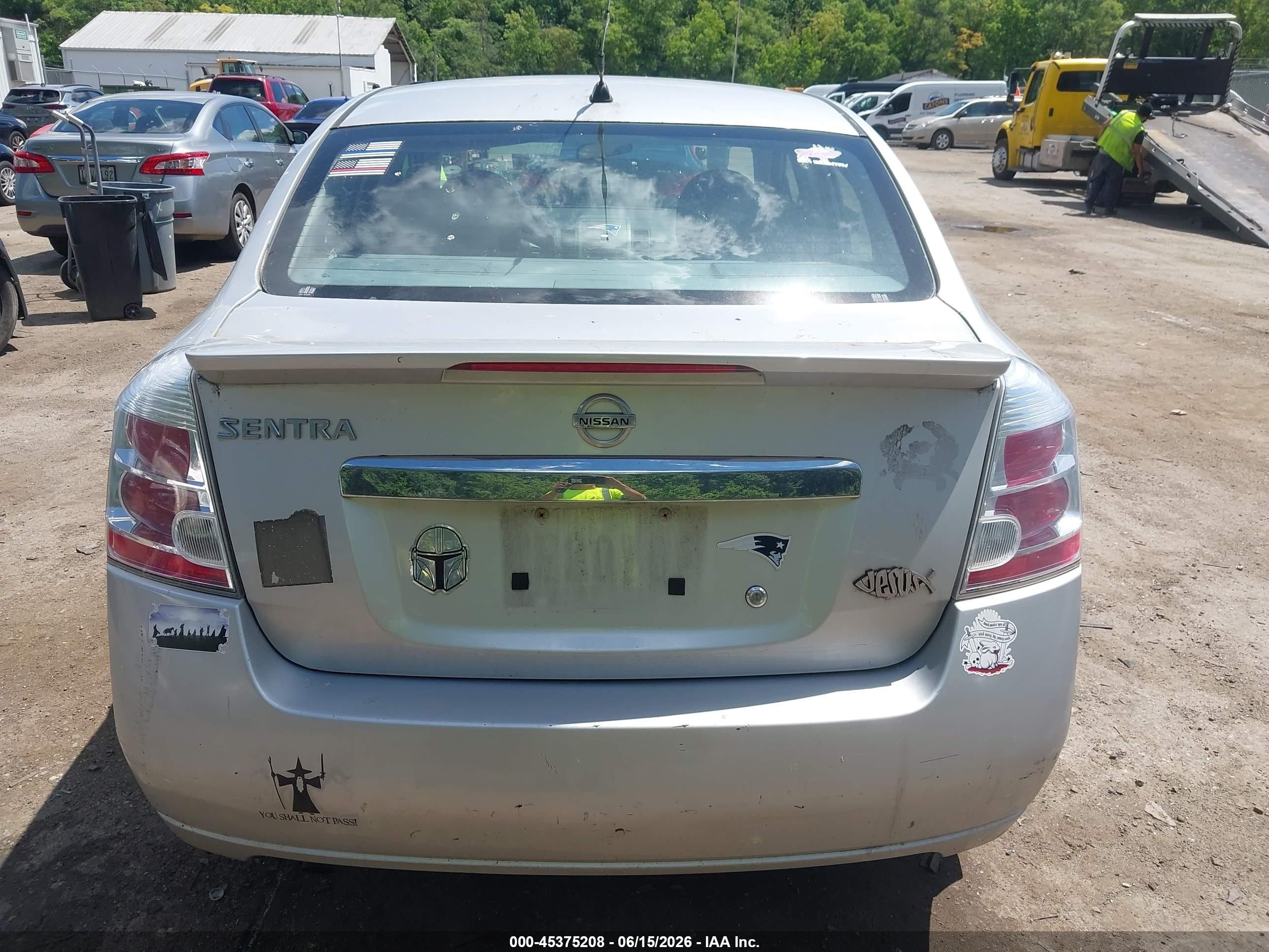 2012 Nissan Sentra 2.0 S Silver vin: 3N1AB6AP1CL674813