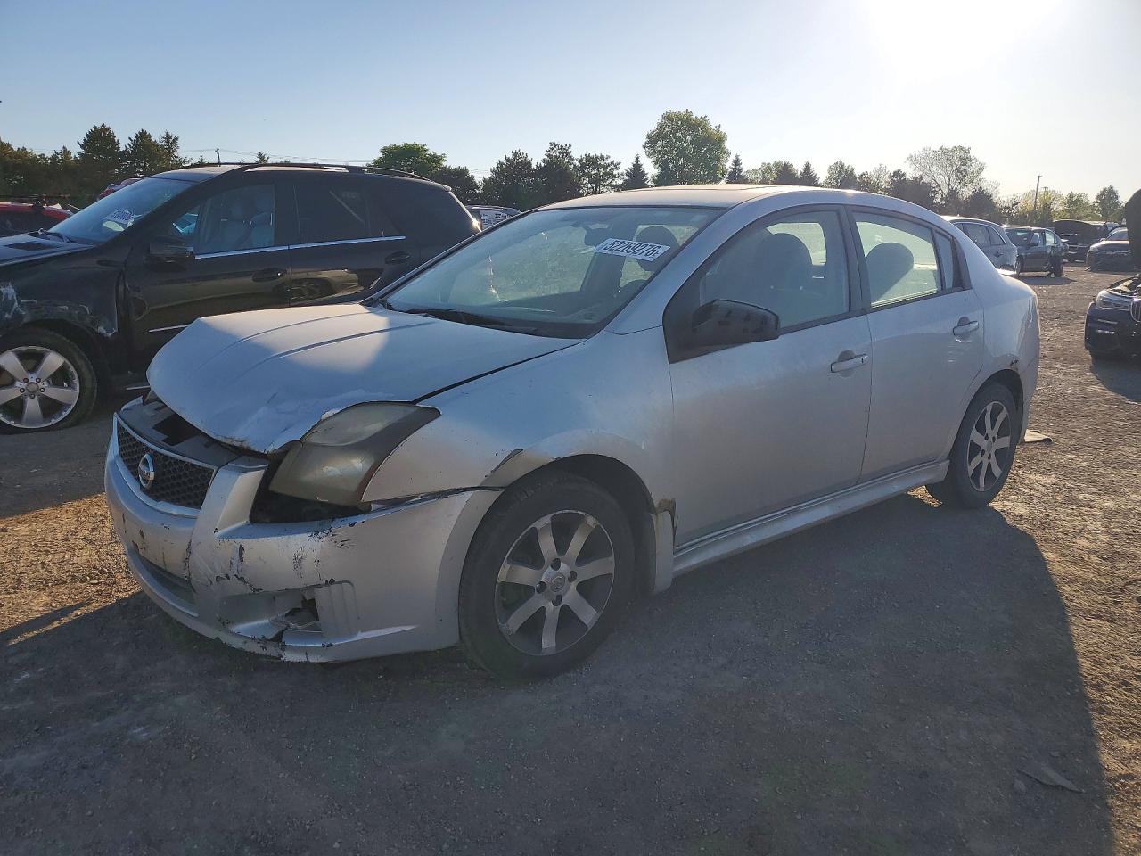 2012 Nissan Sentra 2.0 Silver vin: 3N1AB6AP1CL682653