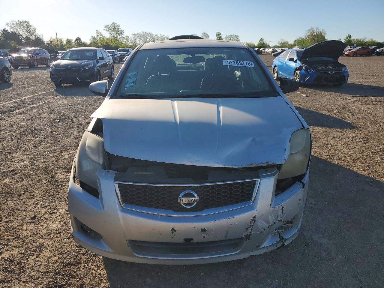 2012 Nissan Sentra 2.0 Silver vin: 3N1AB6AP1CL682653