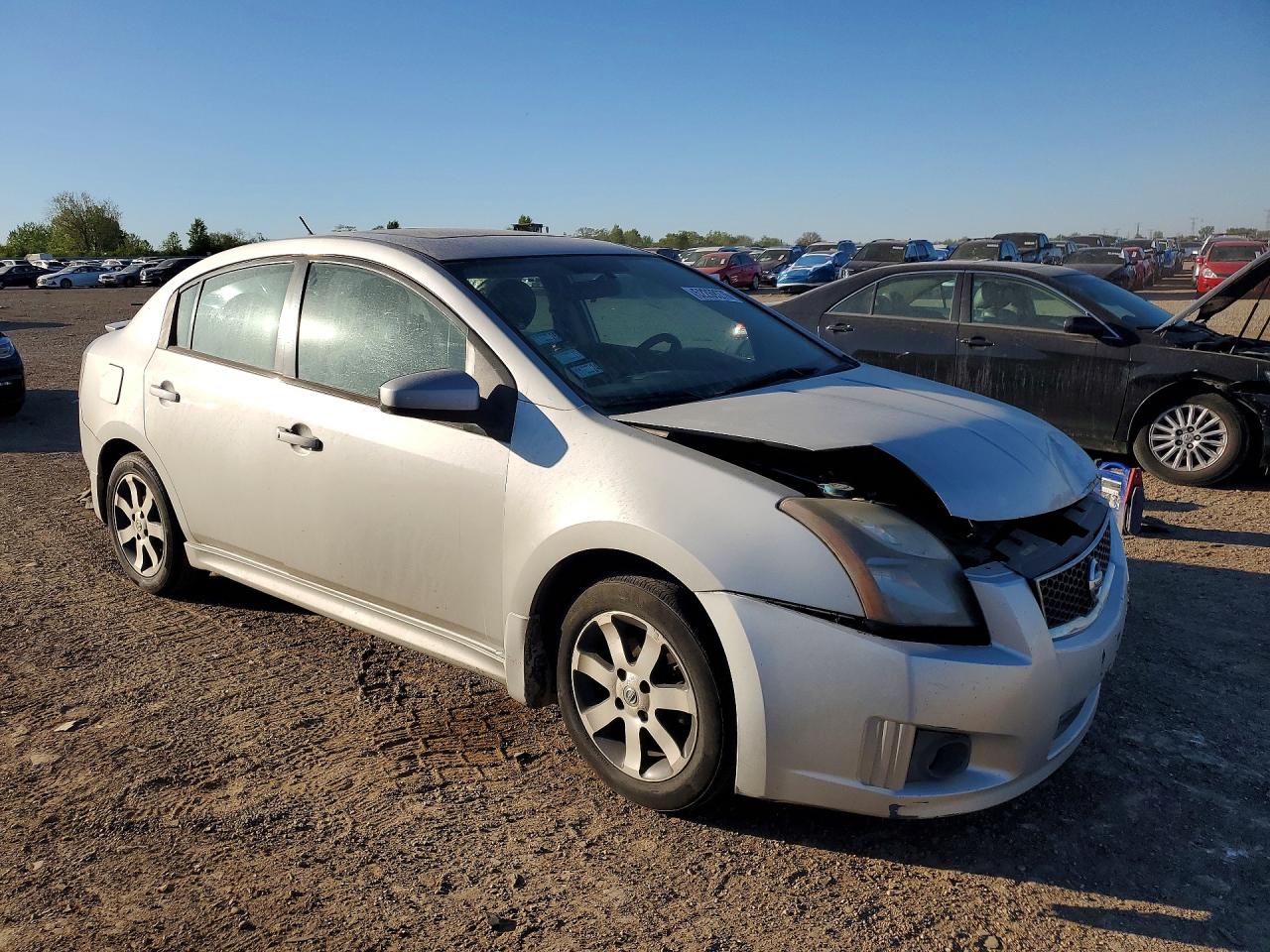 2012 Nissan Sentra 2.0 Silver vin: 3N1AB6AP1CL682653