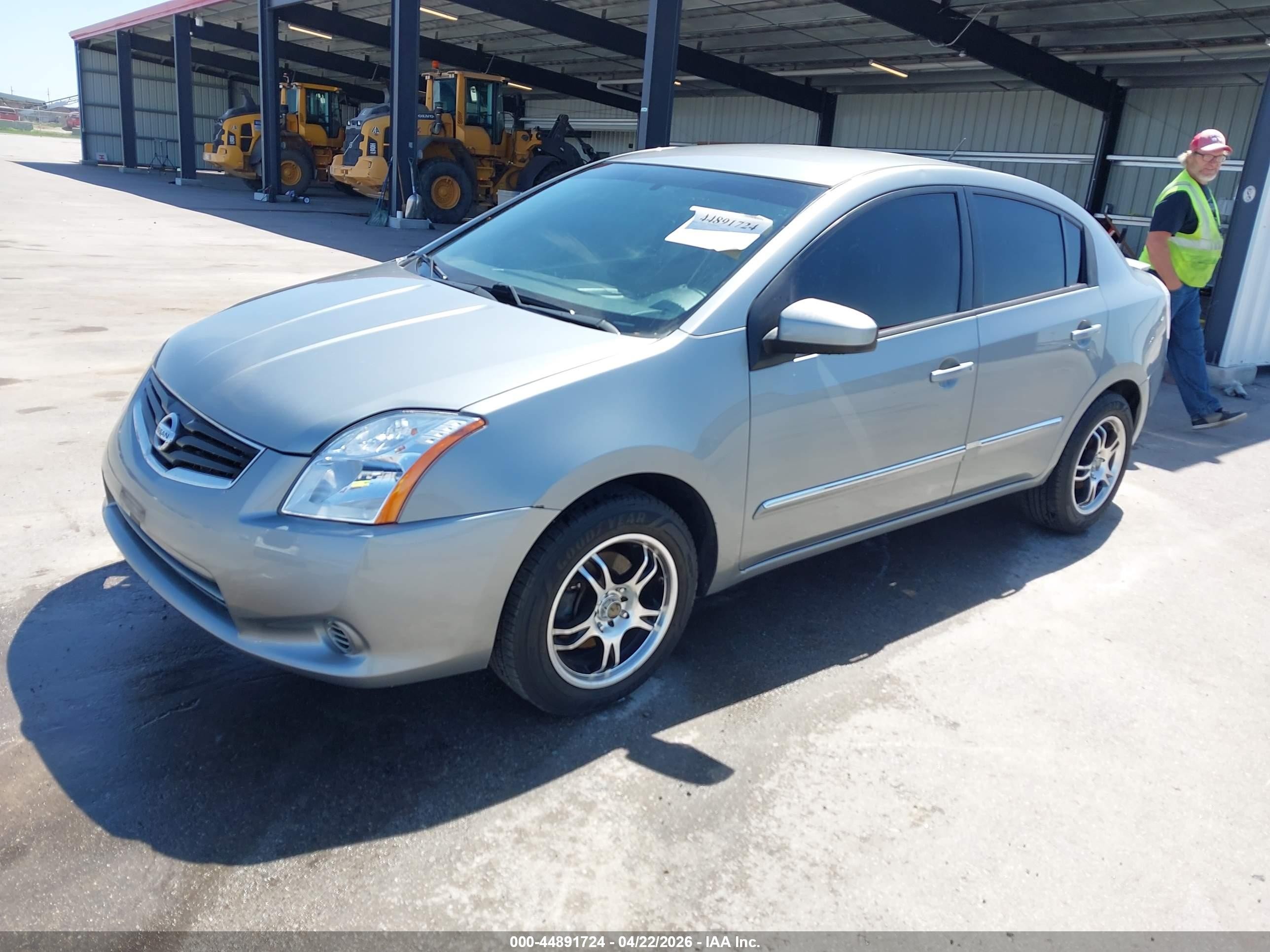 2012 Nissan Sentra 2.0 S Gray vin: 3N1AB6AP1CL684306
