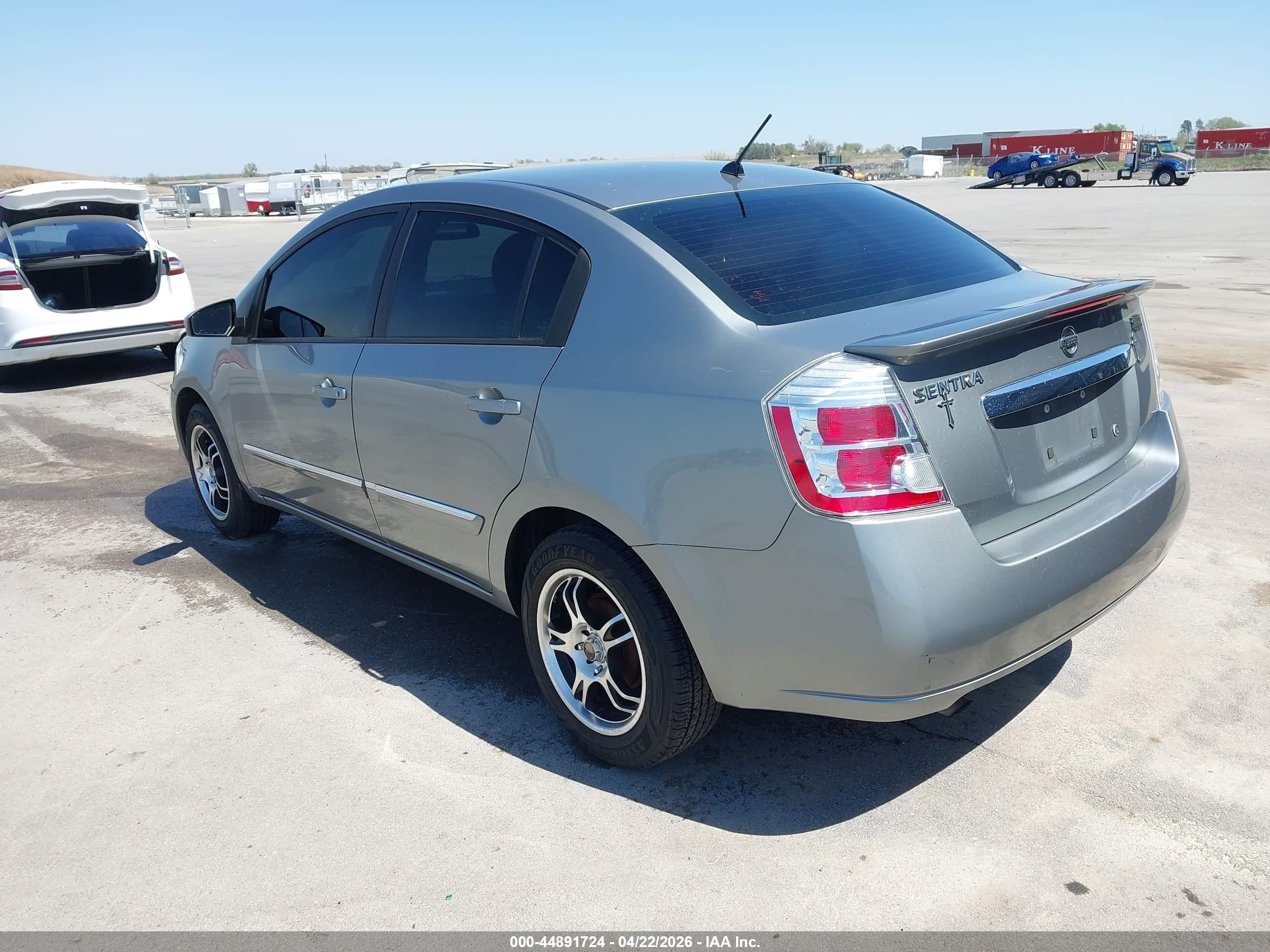 2012 Nissan Sentra 2.0 S Gray vin: 3N1AB6AP1CL684306