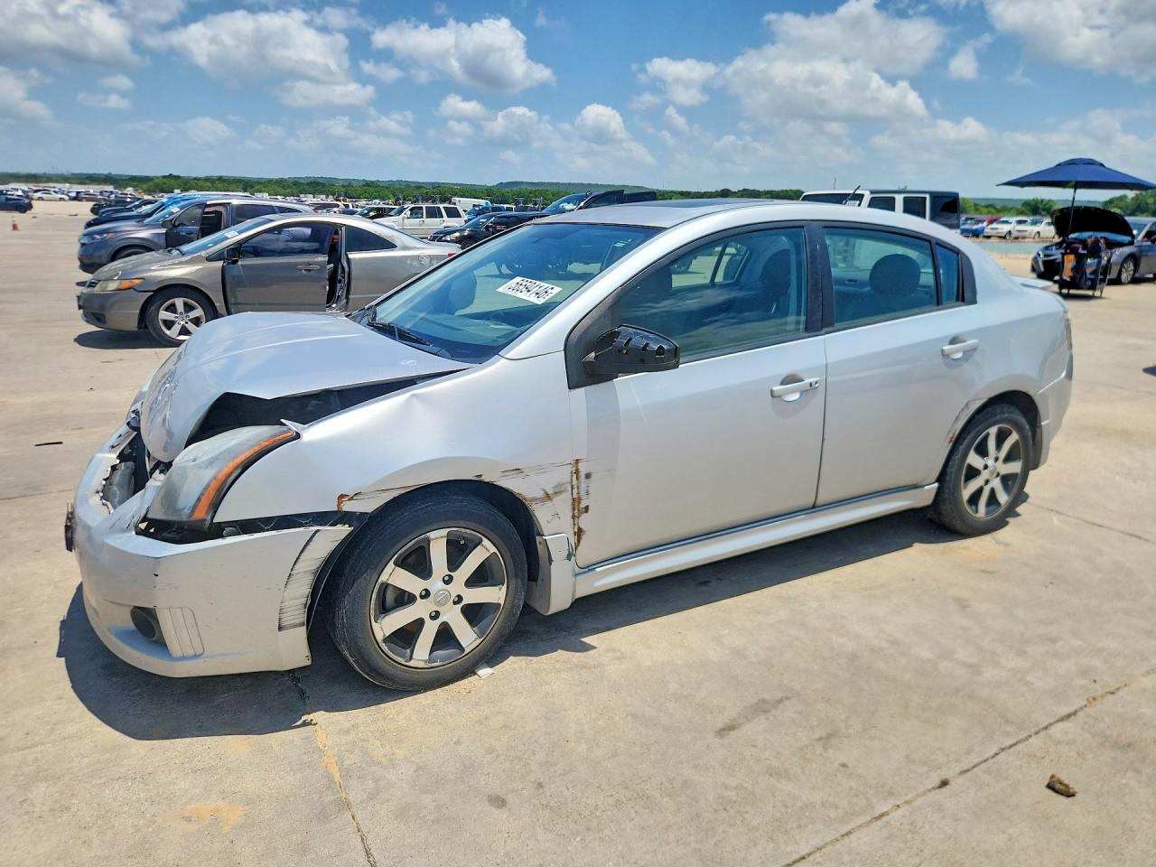 2012 Nissan Sentra 2.0/2.0s/sr/2.0sl Silver vin: 3N1AB6AP1CL689120