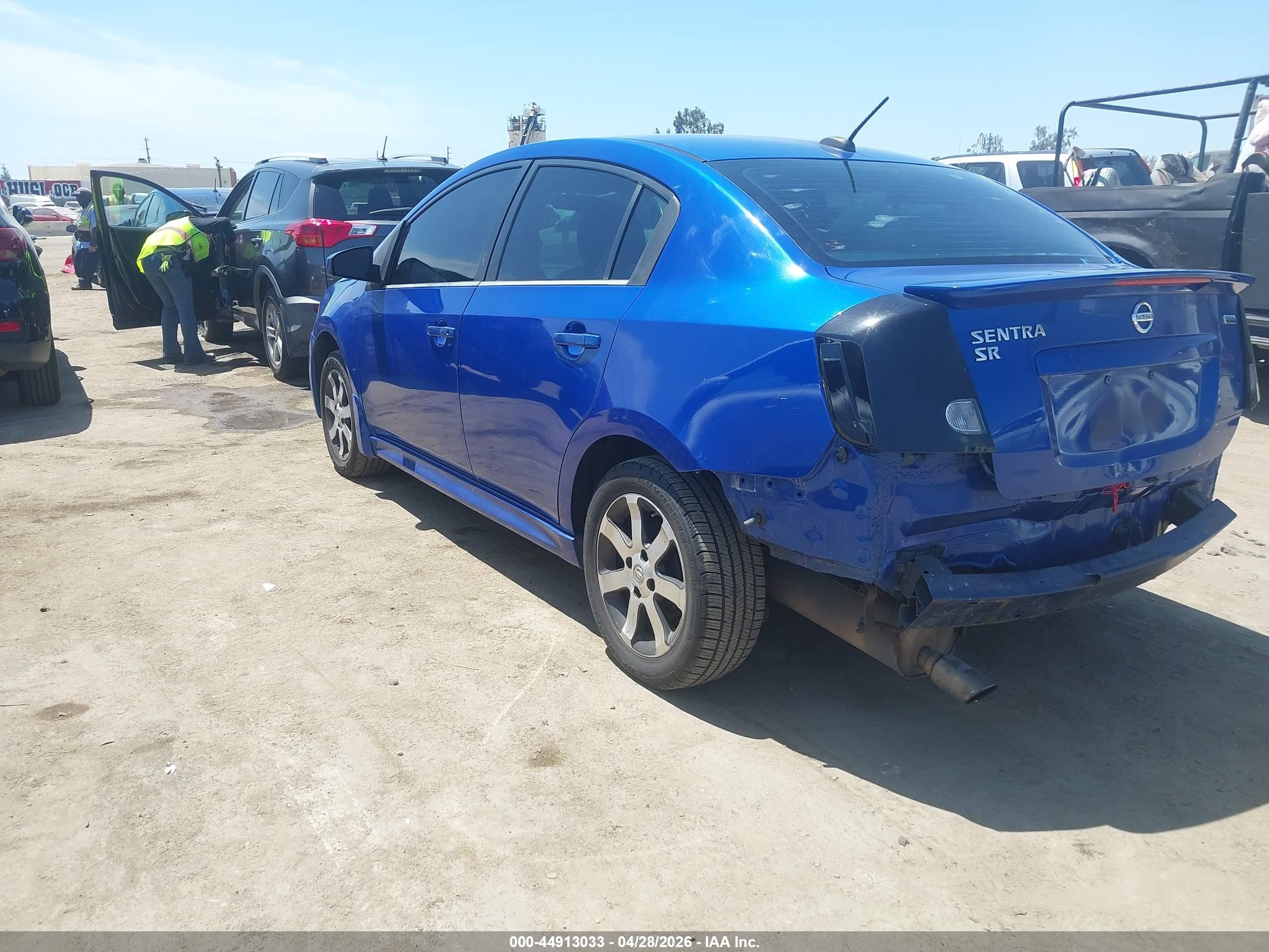 2012 Nissan Sentra 2.0 Sr Blue vin: 3N1AB6AP1CL692129