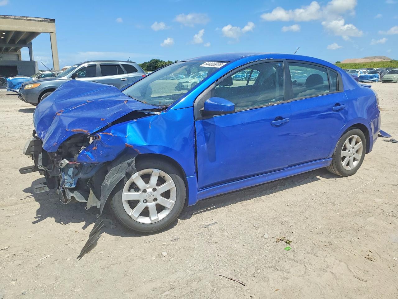 2012 Nissan Sentra 2.0 Blue vin: 3N1AB6AP1CL693149
