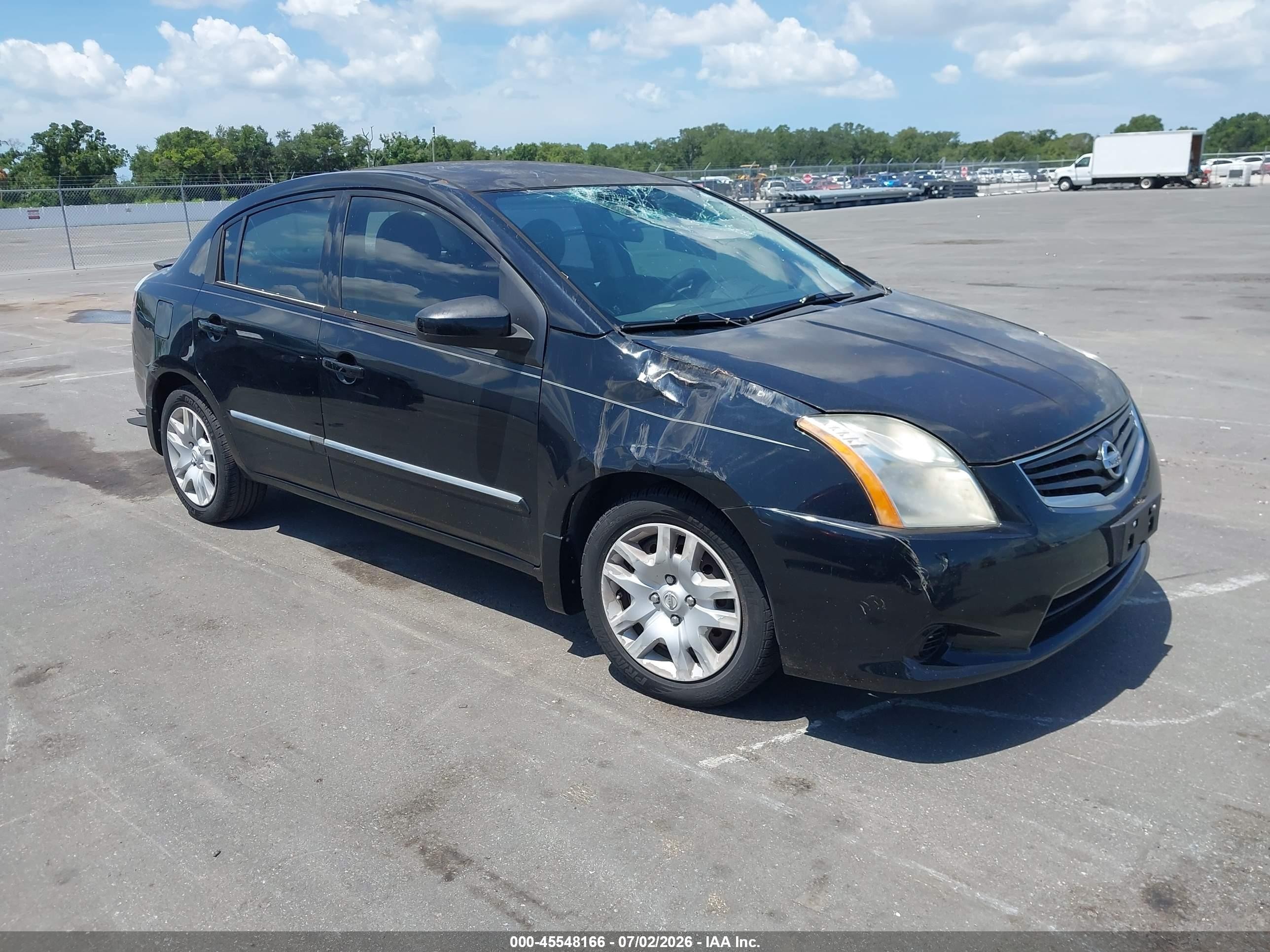 2012 Nissan Sentra 2.0 S Black vin: 3N1AB6AP1CL700682
