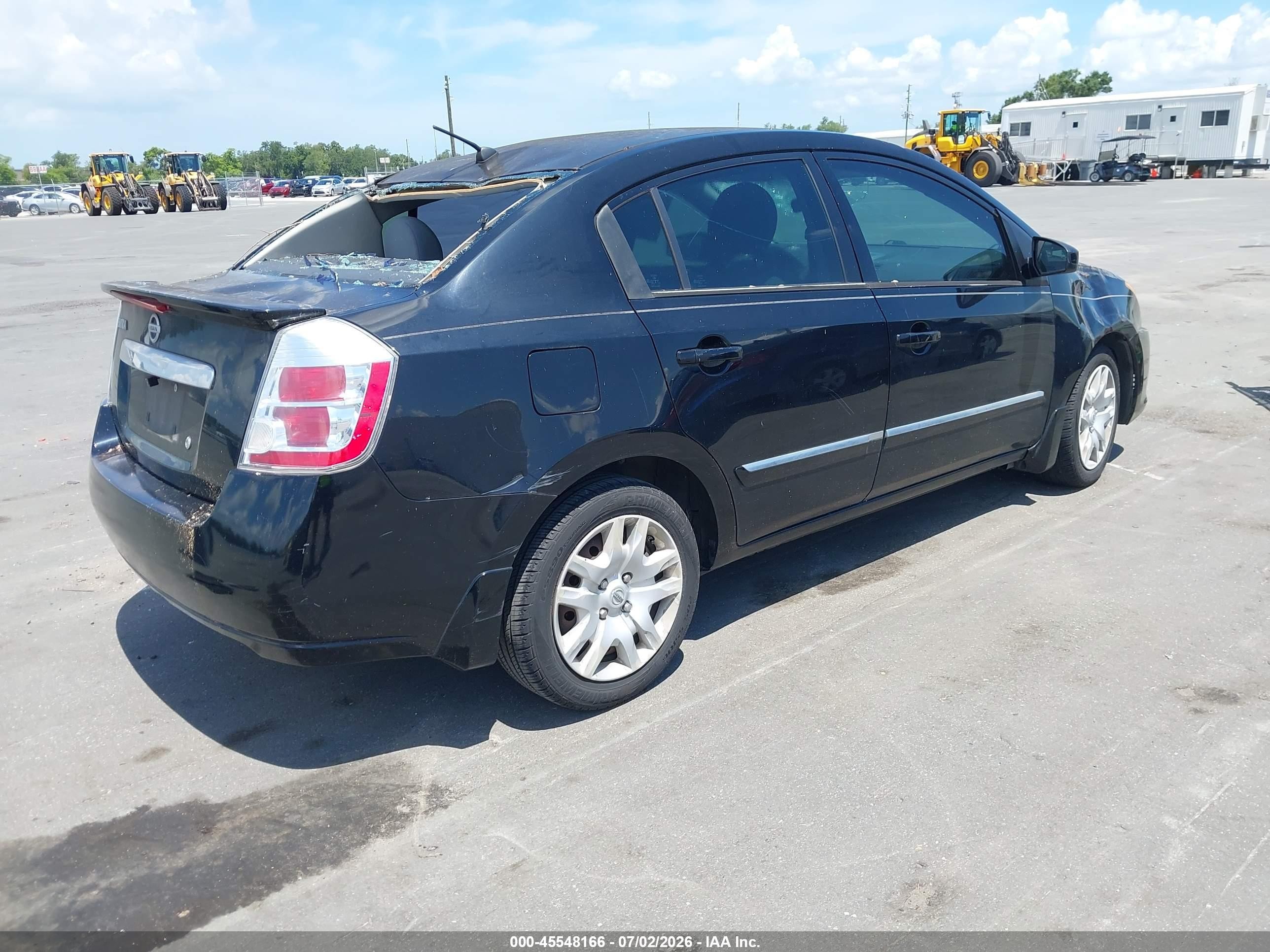 2012 Nissan Sentra 2.0 S Black vin: 3N1AB6AP1CL700682