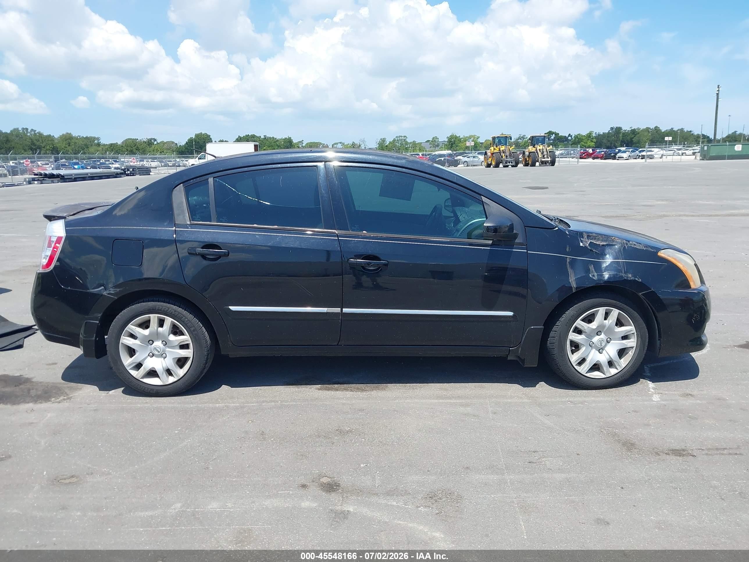 2012 Nissan Sentra 2.0 S Black vin: 3N1AB6AP1CL700682