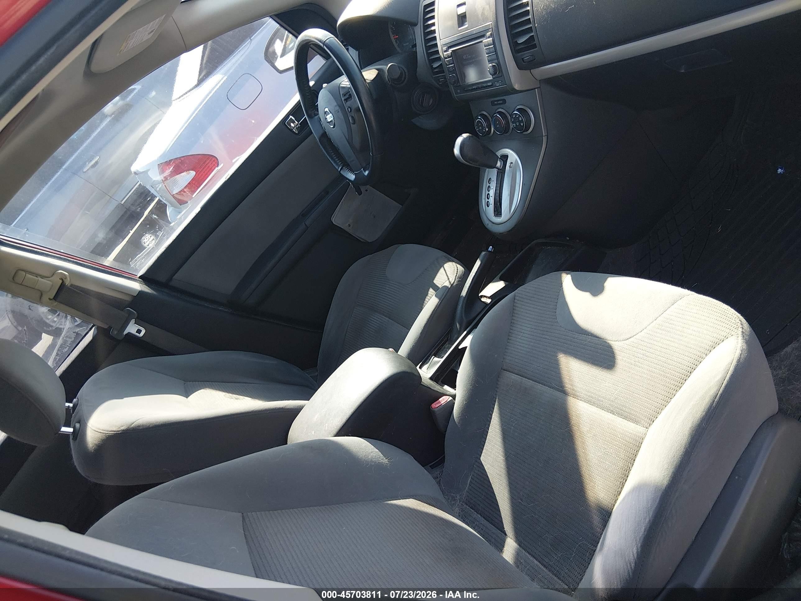 2012 Nissan Sentra 2.0 Sr Красный vin: 3N1AB6AP1CL703596