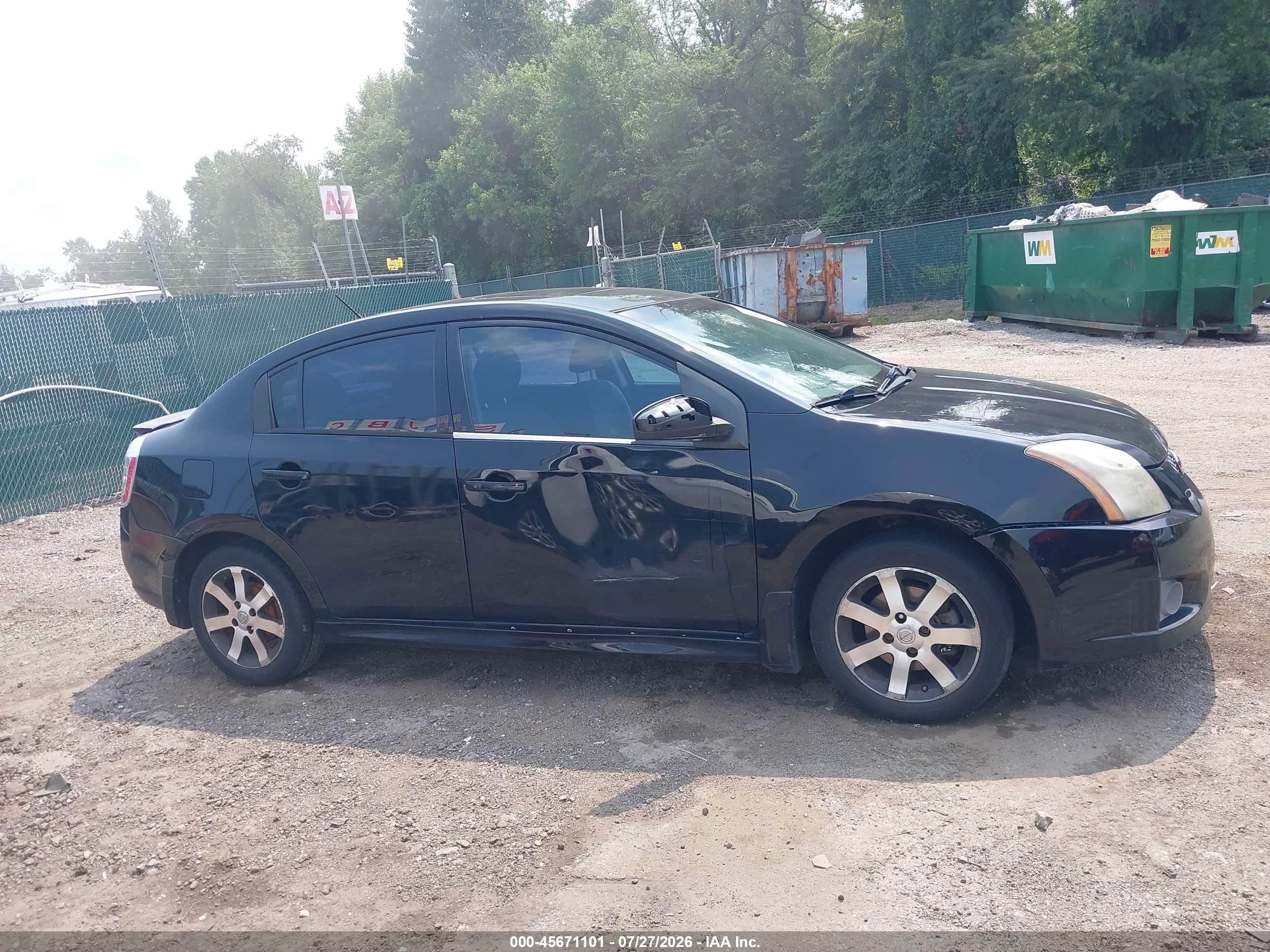 2012 Nissan Sentra 2.0 Sr Черный vin: 3N1AB6AP1CL706336