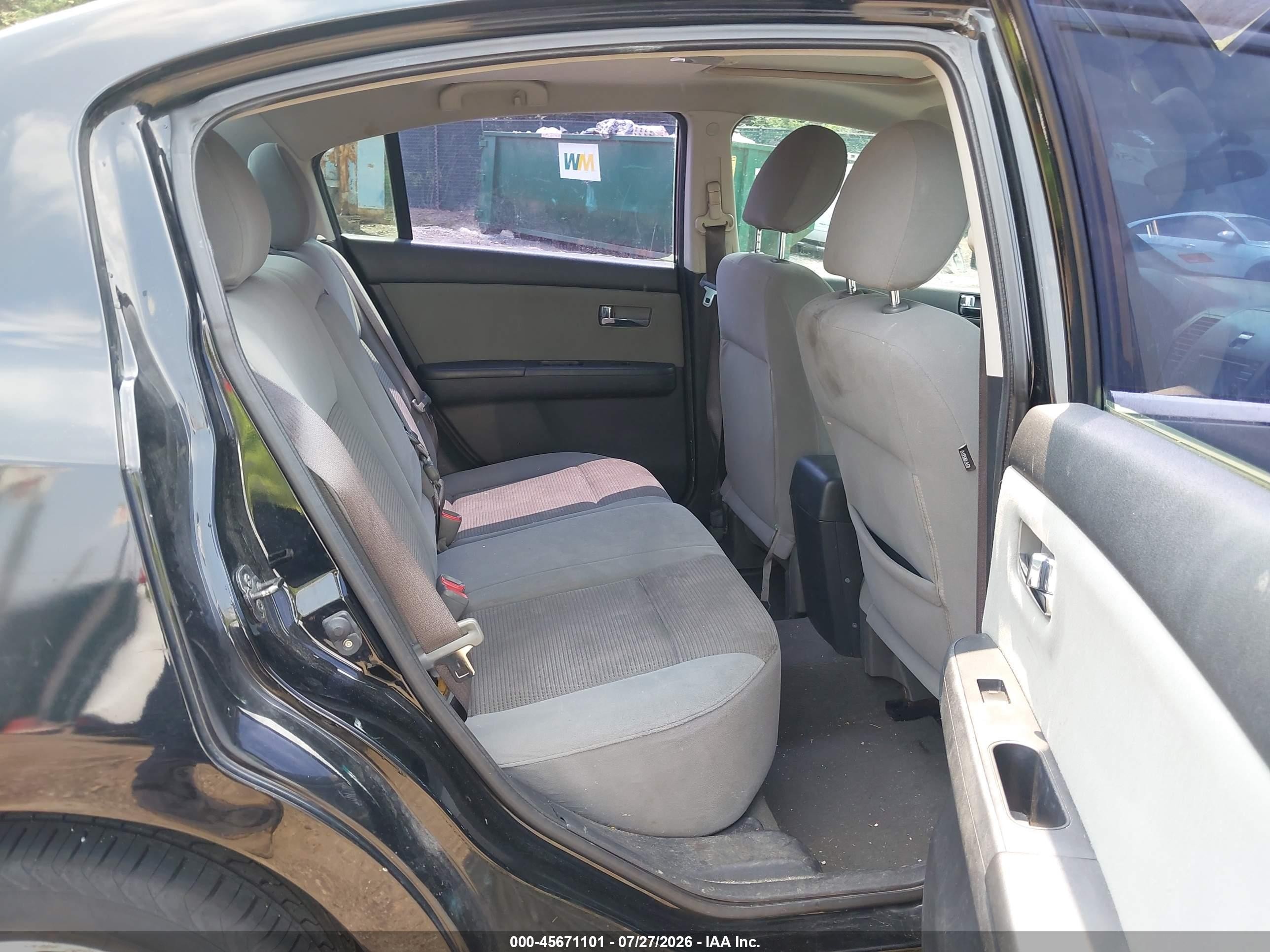 2012 Nissan Sentra 2.0 Sr Черный vin: 3N1AB6AP1CL706336