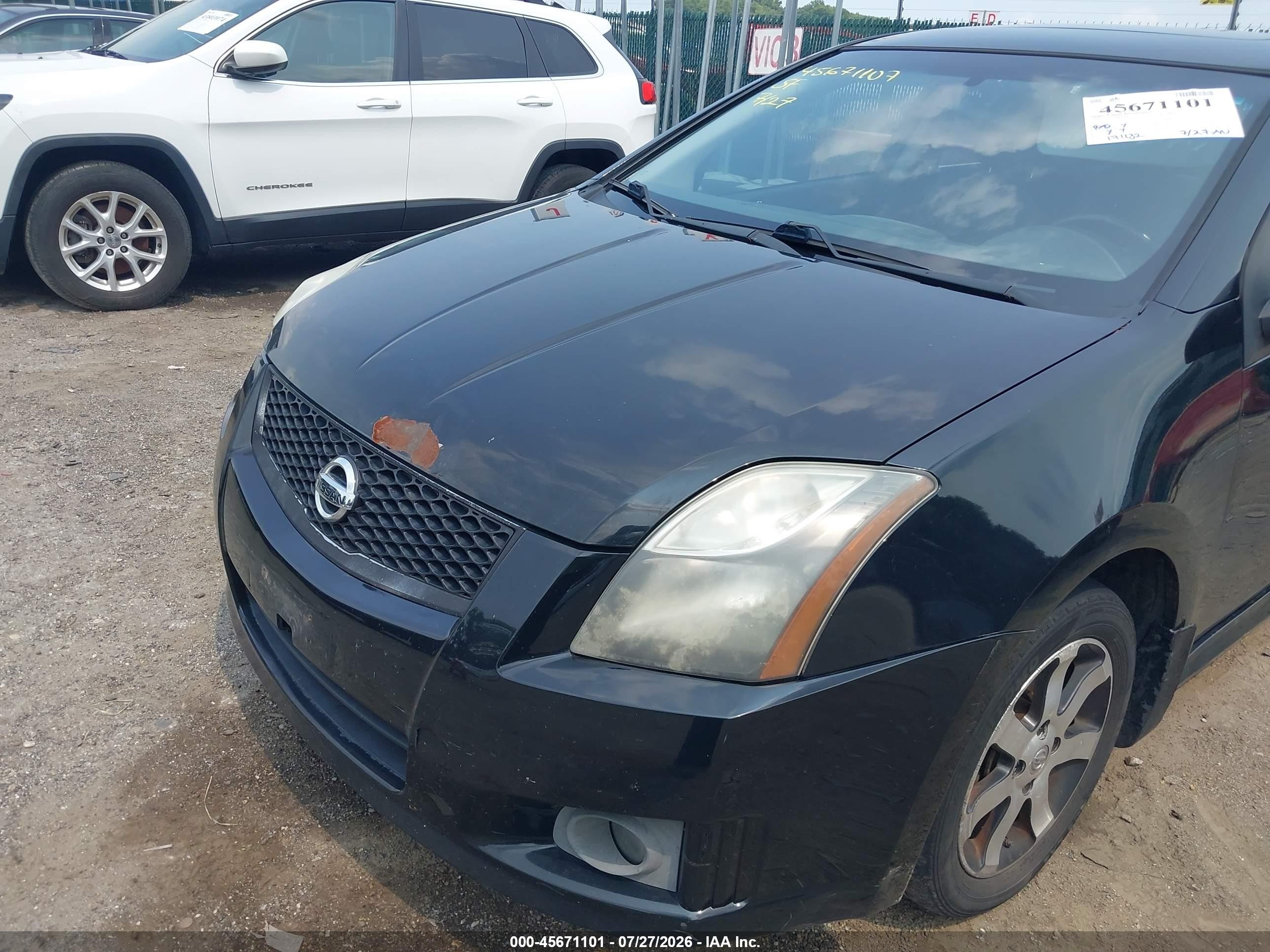 2012 Nissan Sentra 2.0 Sr Черный vin: 3N1AB6AP1CL706336