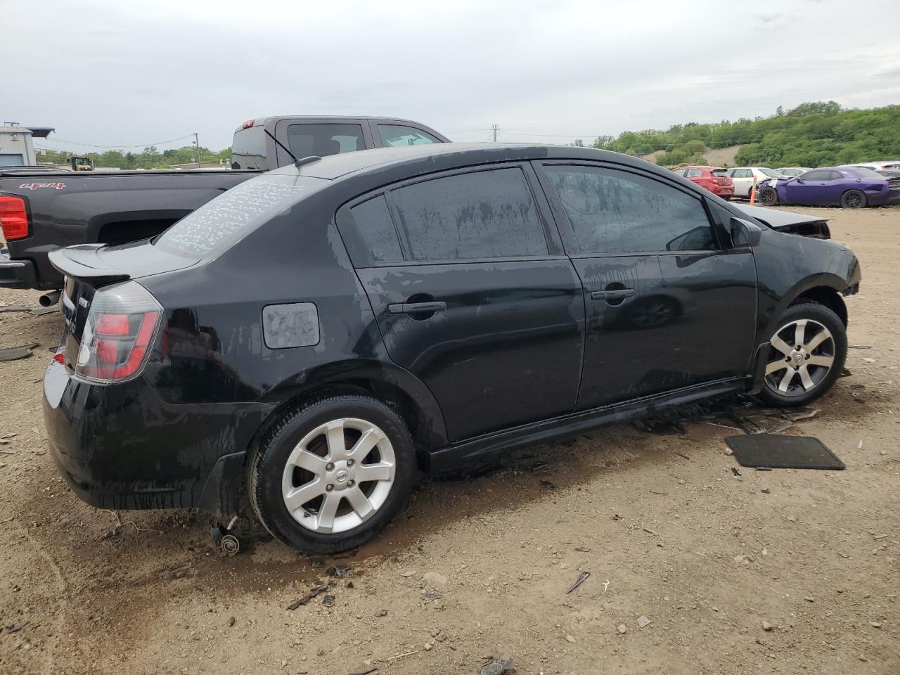 2012 Nissan Sentra 2.0 Черный vin: 3N1AB6AP1CL720169