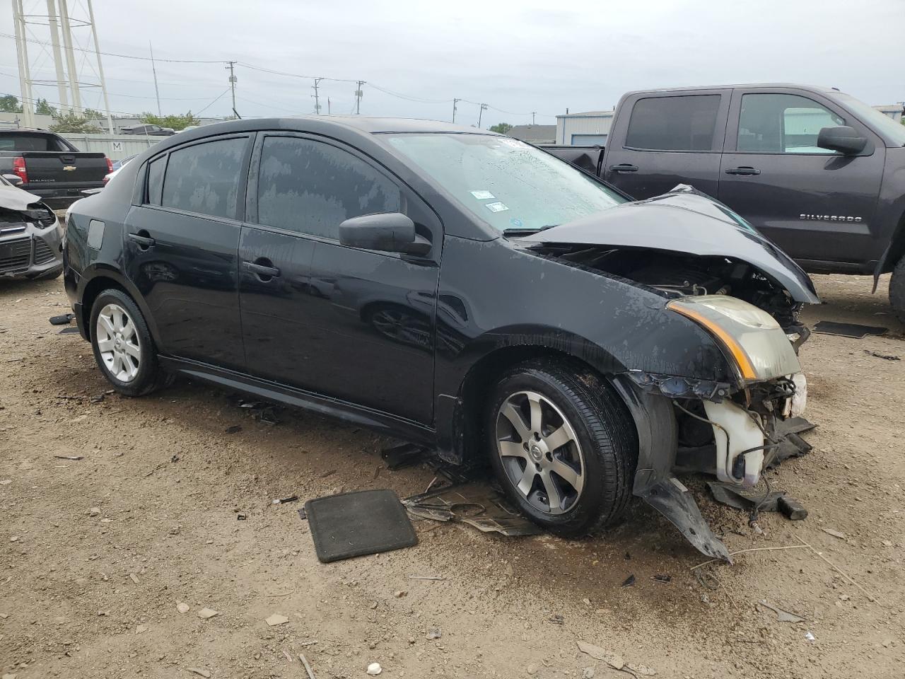 2012 Nissan Sentra 2.0 Черный vin: 3N1AB6AP1CL720169