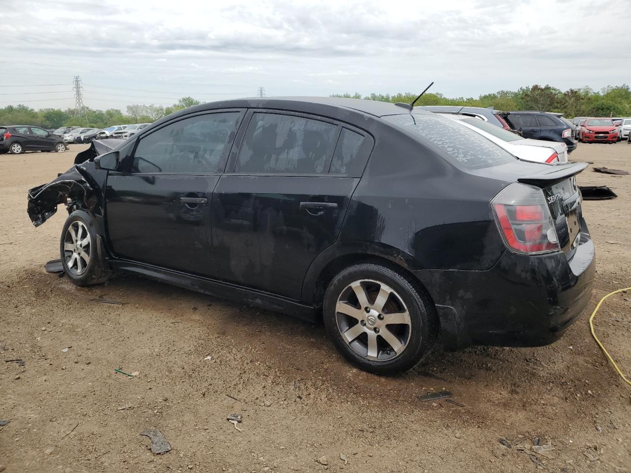 2012 Nissan Sentra 2.0 Черный vin: 3N1AB6AP1CL720169