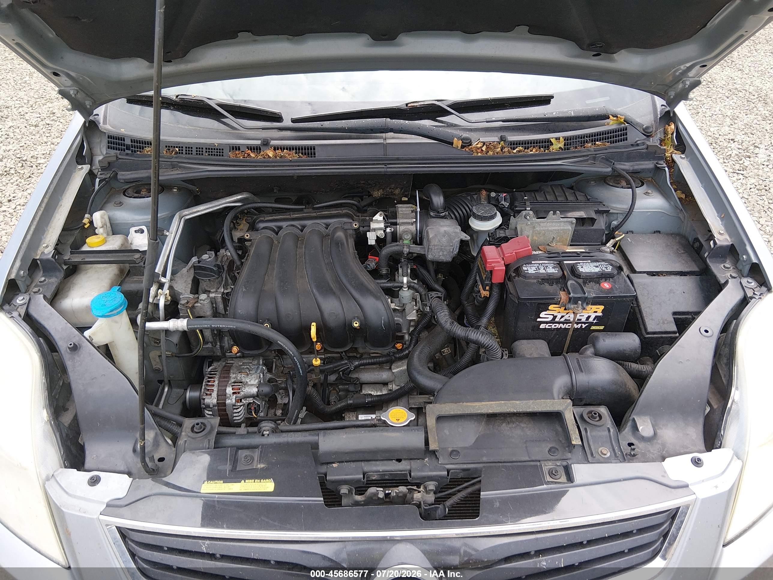 2012 Nissan Sentra 2.0 S Gray vin: 3N1AB6AP1CL726246