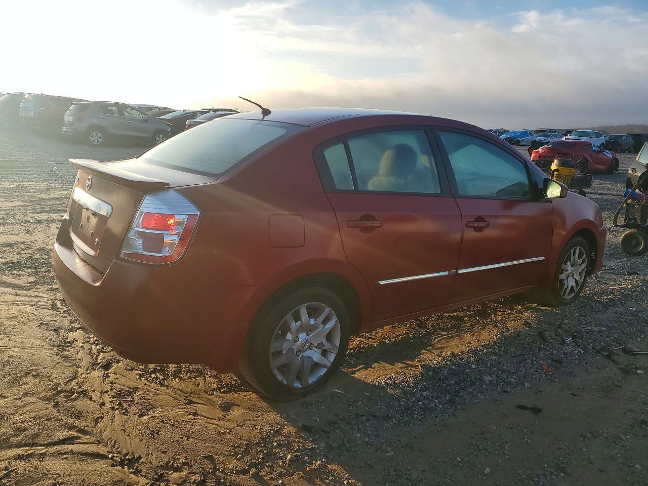 2012 Nissan Sentra 2.0 Красный vin: 3N1AB6AP1CL736761