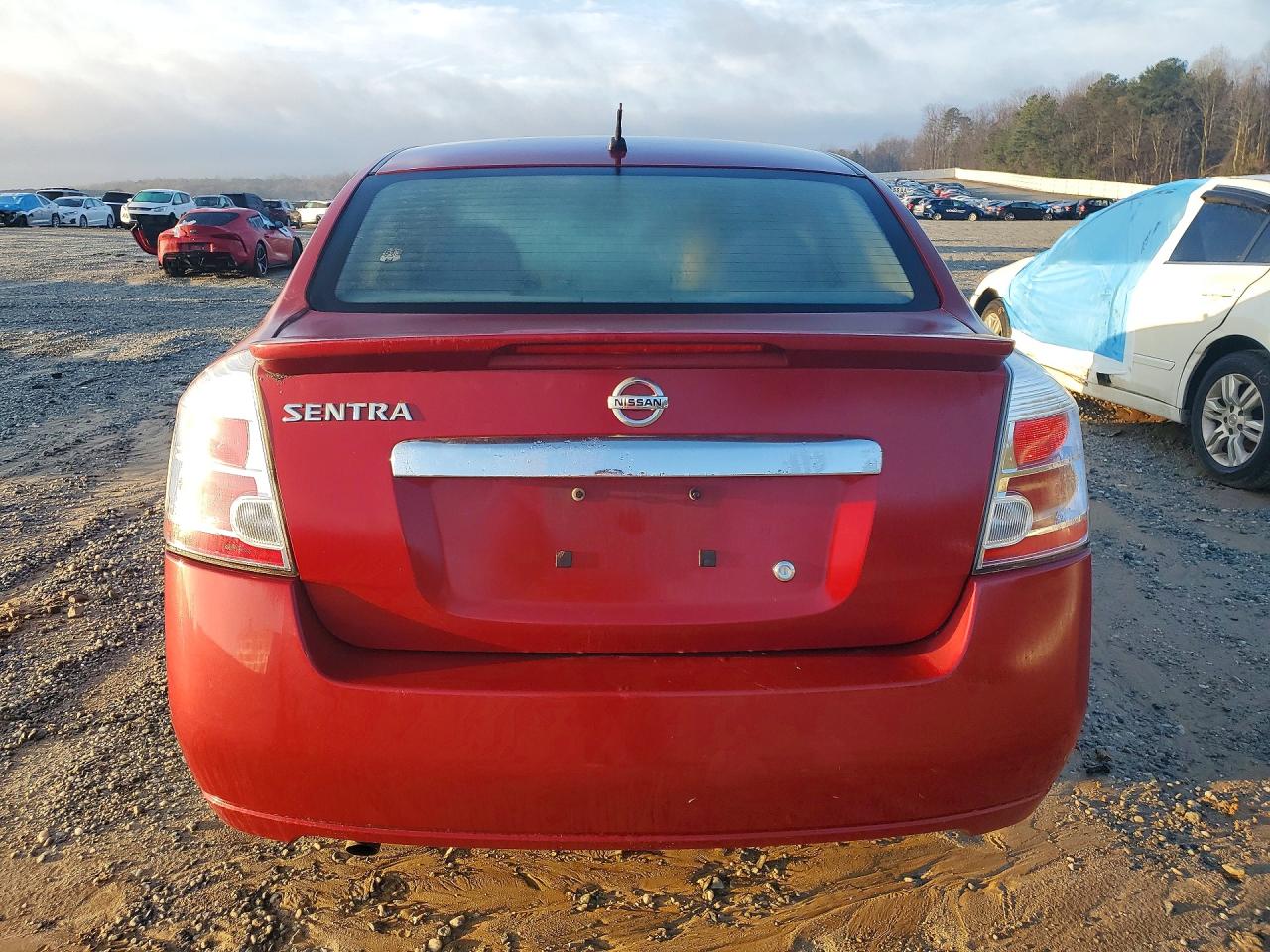 2012 Nissan Sentra 2.0 Красный vin: 3N1AB6AP1CL736761