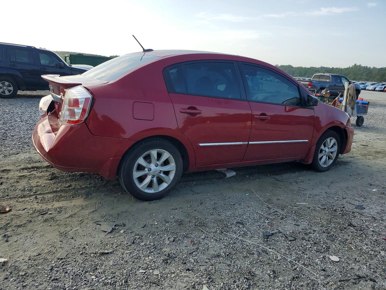 2012 Nissan Sentra 2.0 Maroon vin: 3N1AB6AP1CL737313