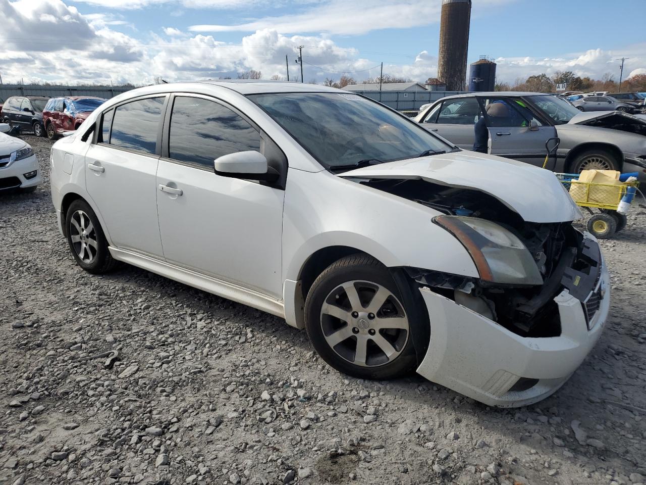2012 Nissan Sentra 2.0 White vin: 3N1AB6AP1CL747078