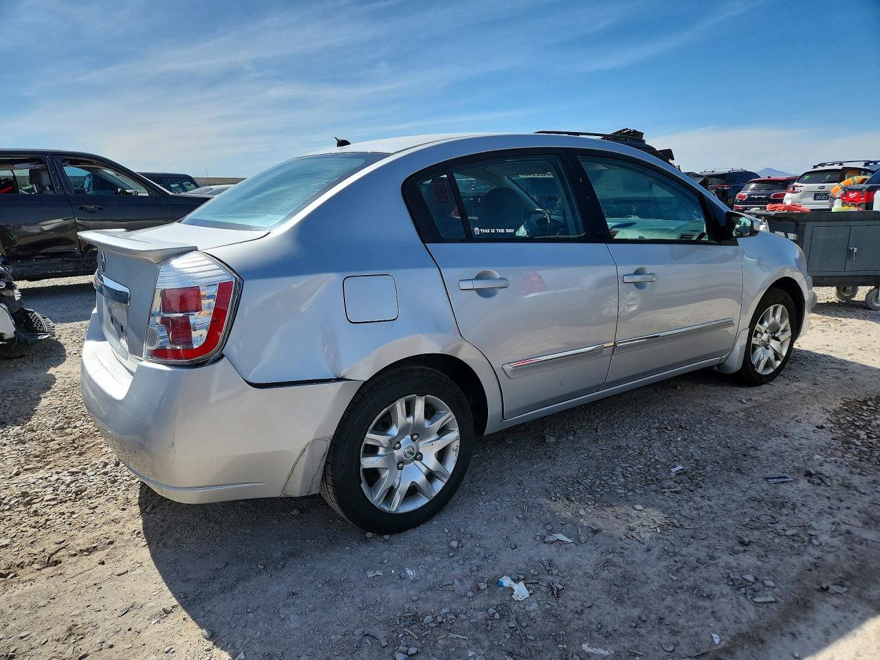2012 Nissan Sentra 2.0 Silver vin: 3N1AB6AP1CL752488