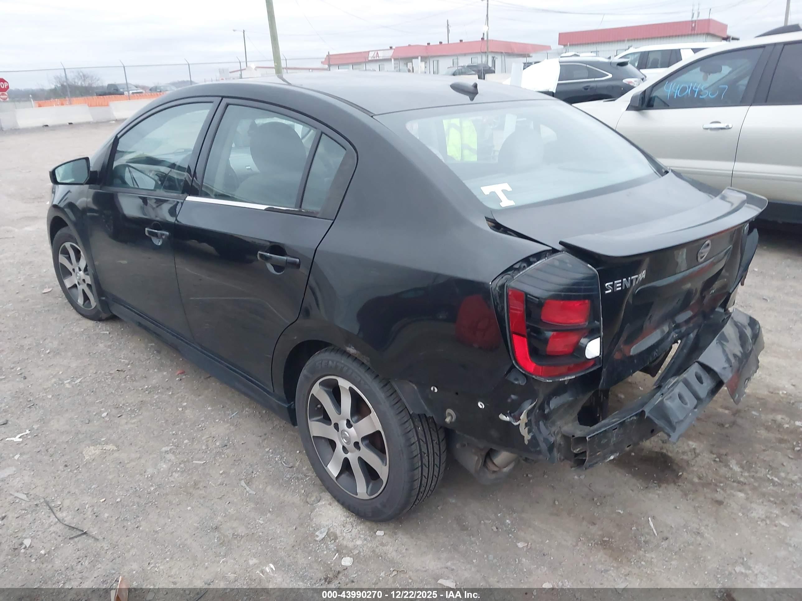 2012 Nissan Sentra 2.0 Sr Black vin: 3N1AB6AP1CL754631
