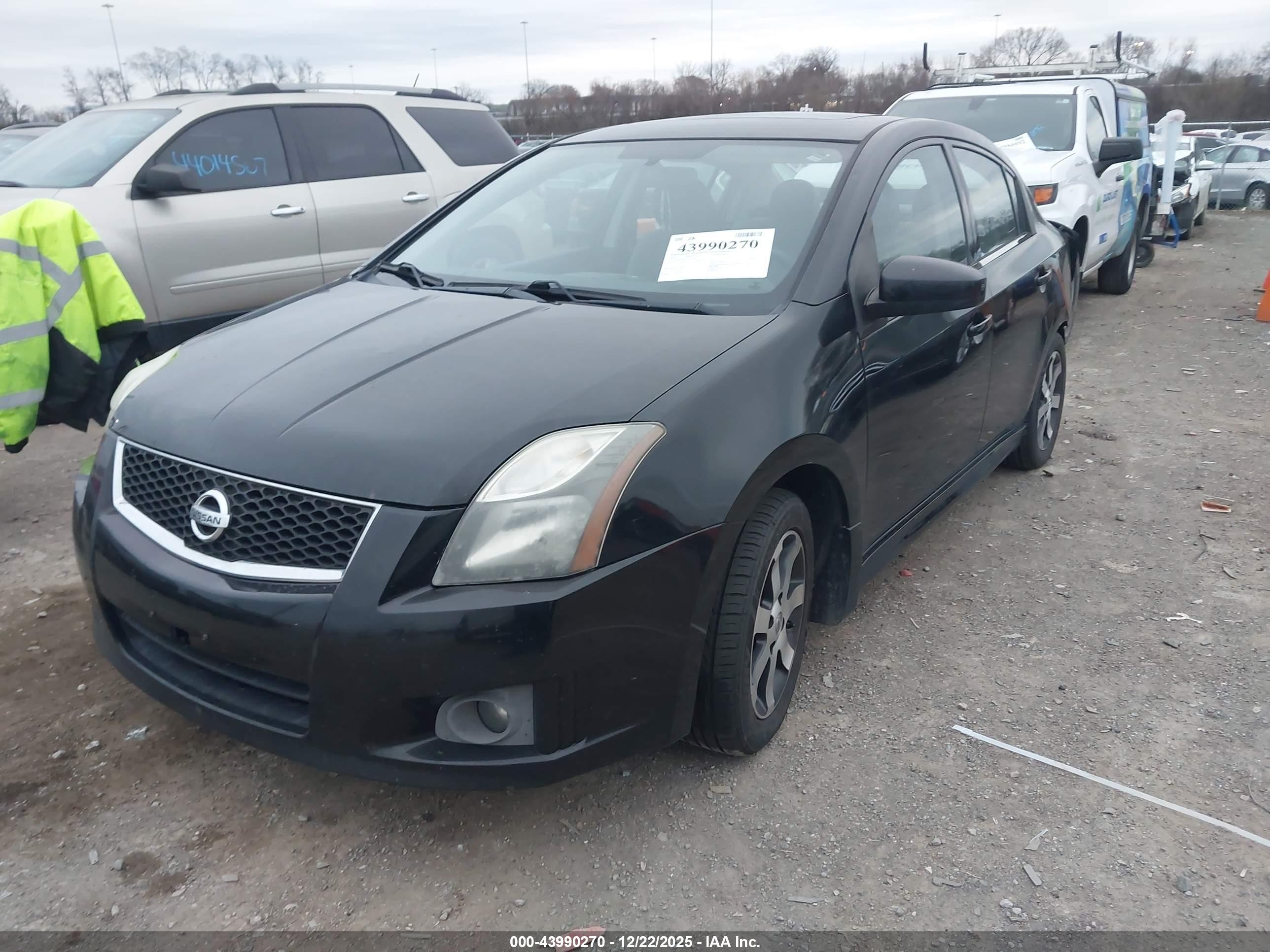 2012 Nissan Sentra 2.0 Sr Black vin: 3N1AB6AP1CL754631
