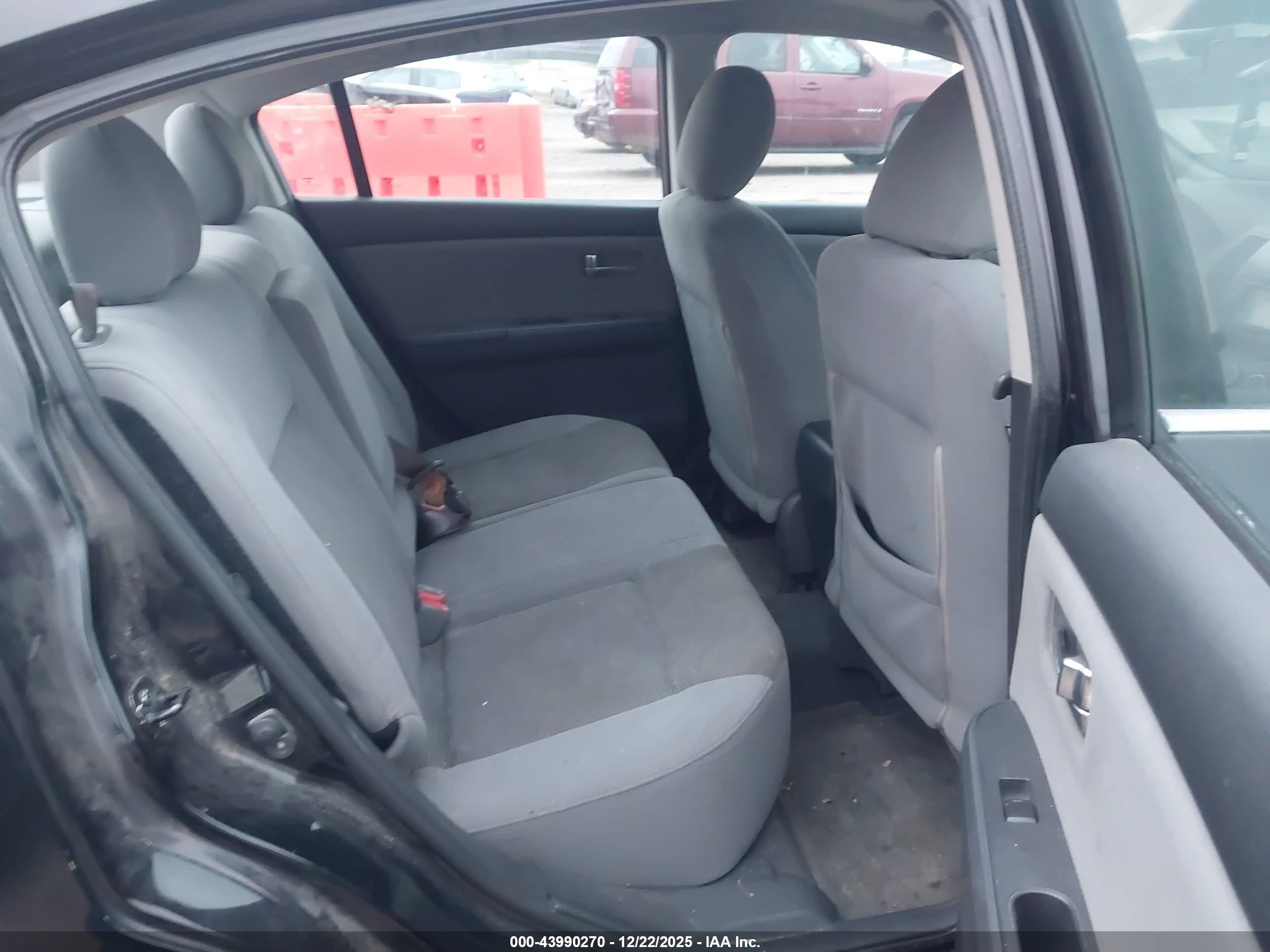 2012 Nissan Sentra 2.0 Sr Black vin: 3N1AB6AP1CL754631