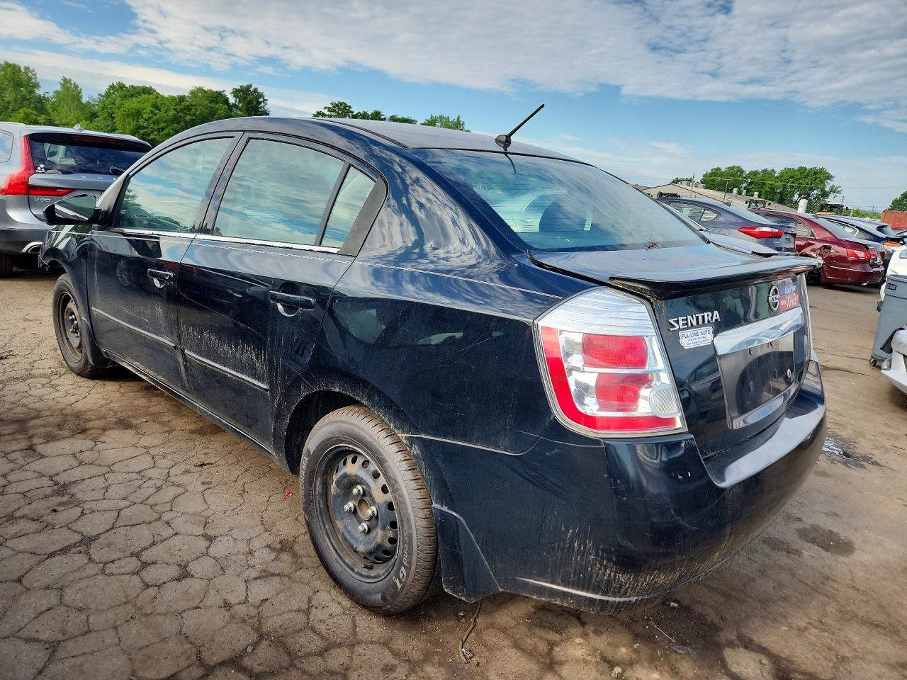 2012 Nissan Sentra 2.0 Черный vin: 3N1AB6AP1CL756217