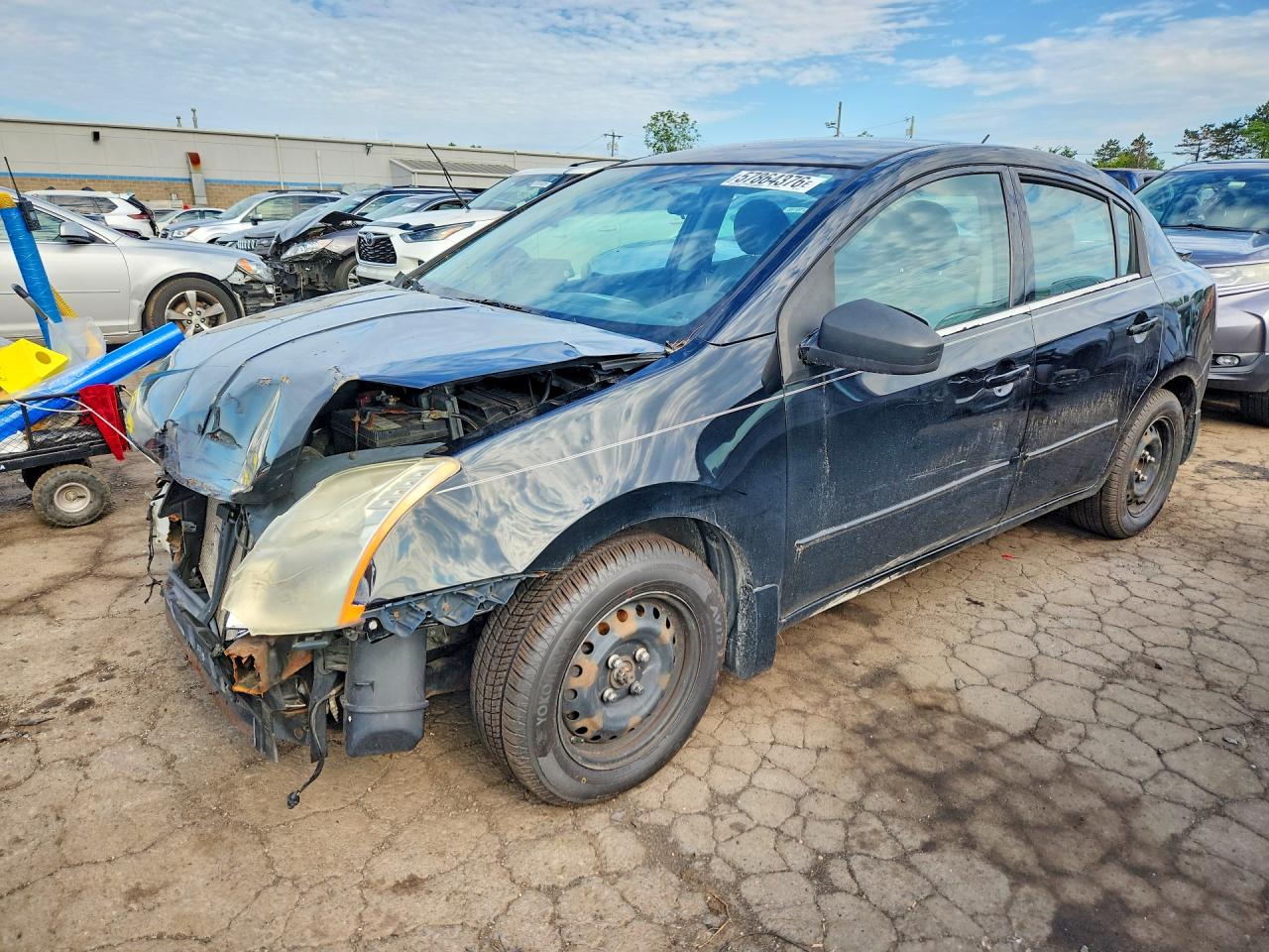 2012 Nissan Sentra 2.0 Черный vin: 3N1AB6AP1CL756217