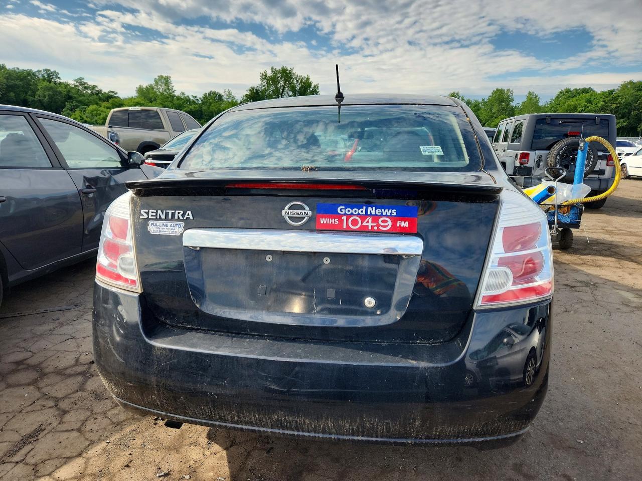 2012 Nissan Sentra 2.0 Черный vin: 3N1AB6AP1CL756217